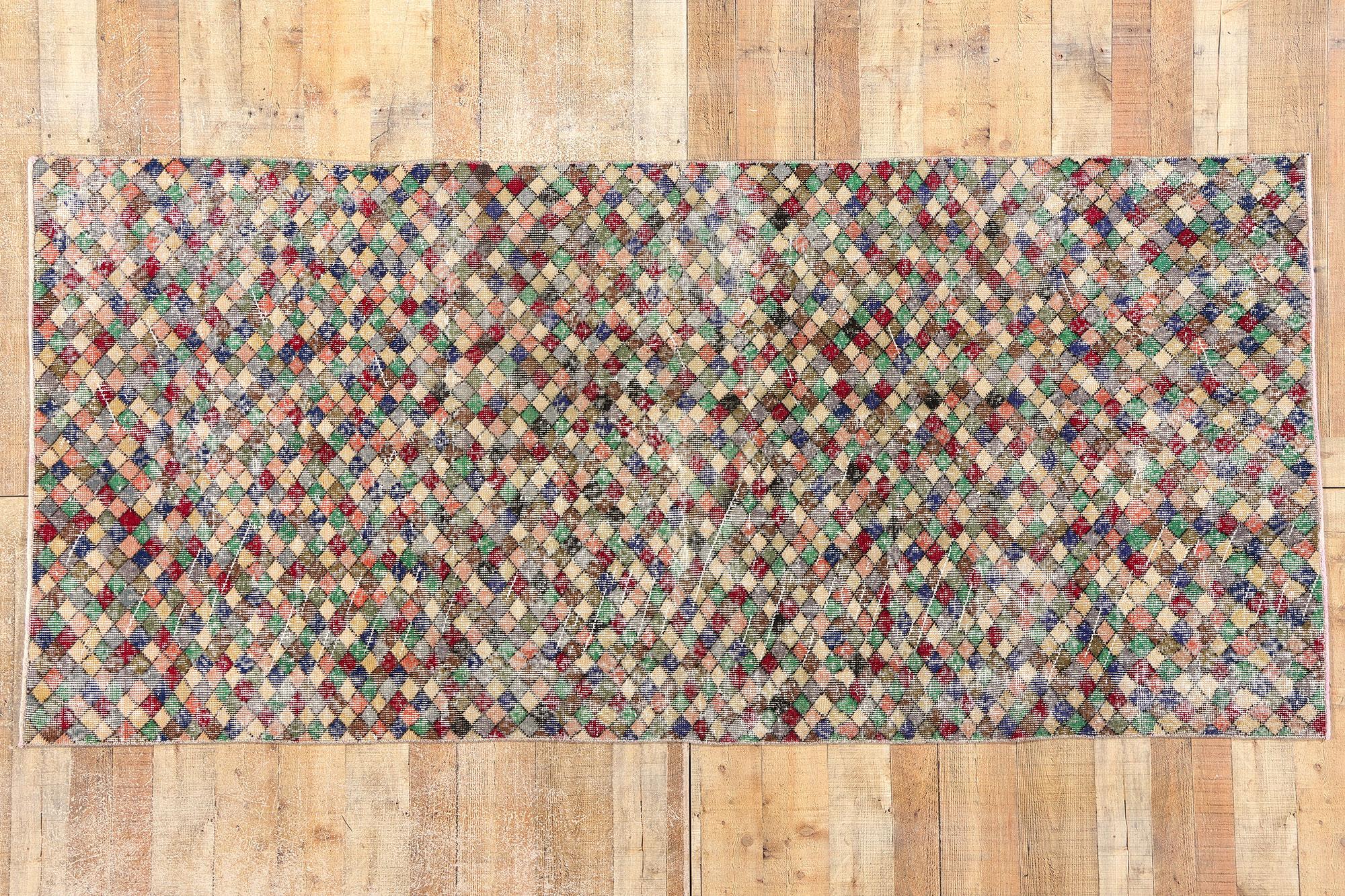 Alfombra Sivas Turca Vintage Zeki Muren en venta 1
