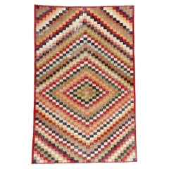 Zeki Muren Retro Turkish Sivas Rug