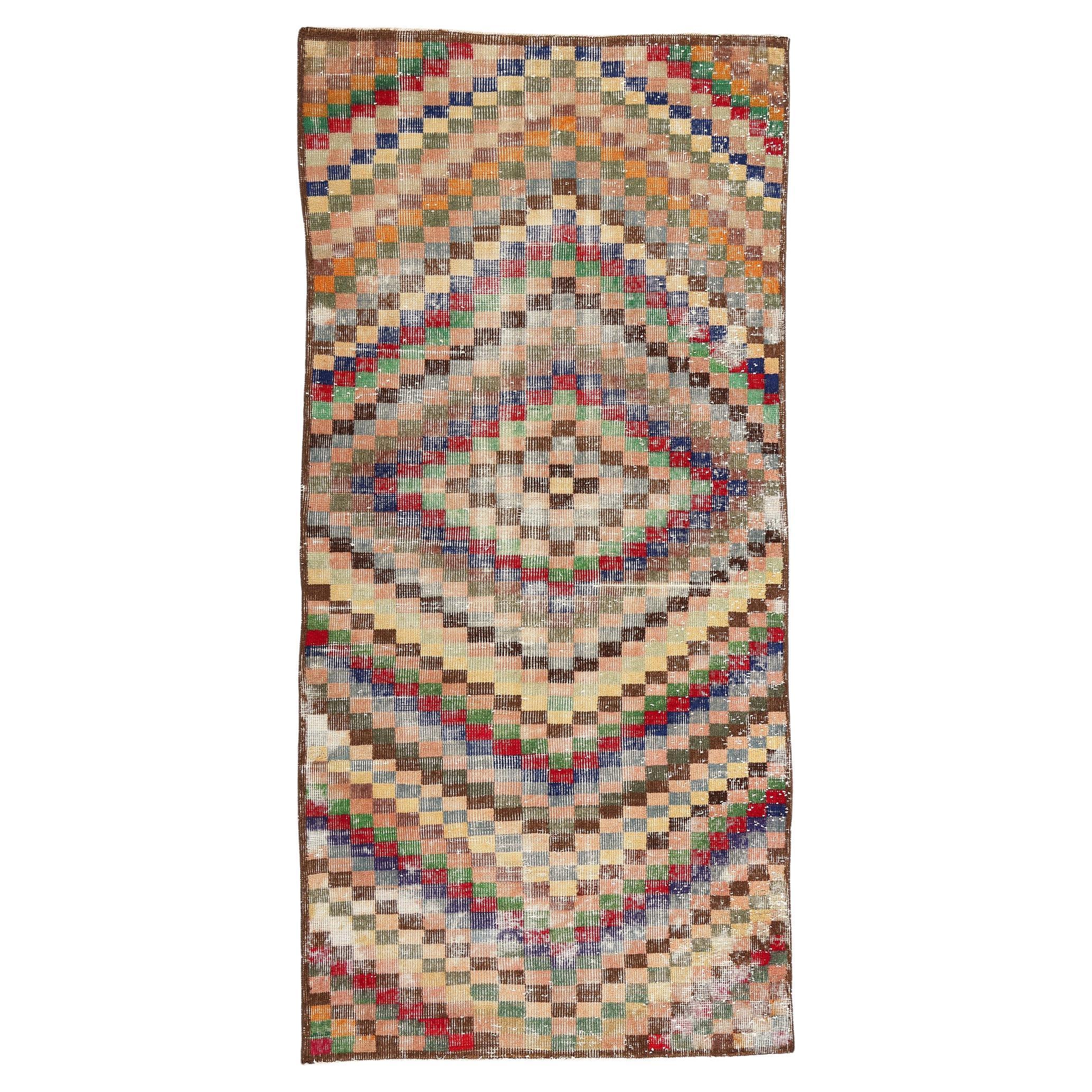 Tapis turc Sivas vintage Zeki Muren