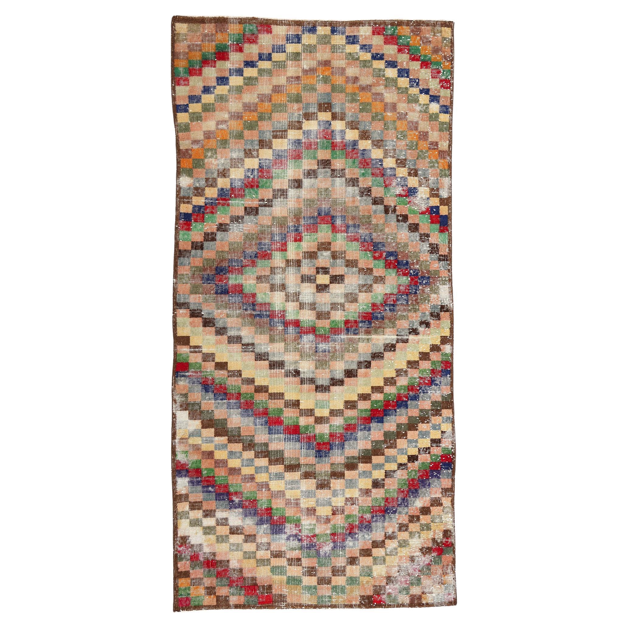 Zeki Muren Vintage Turkish Sivas Rug