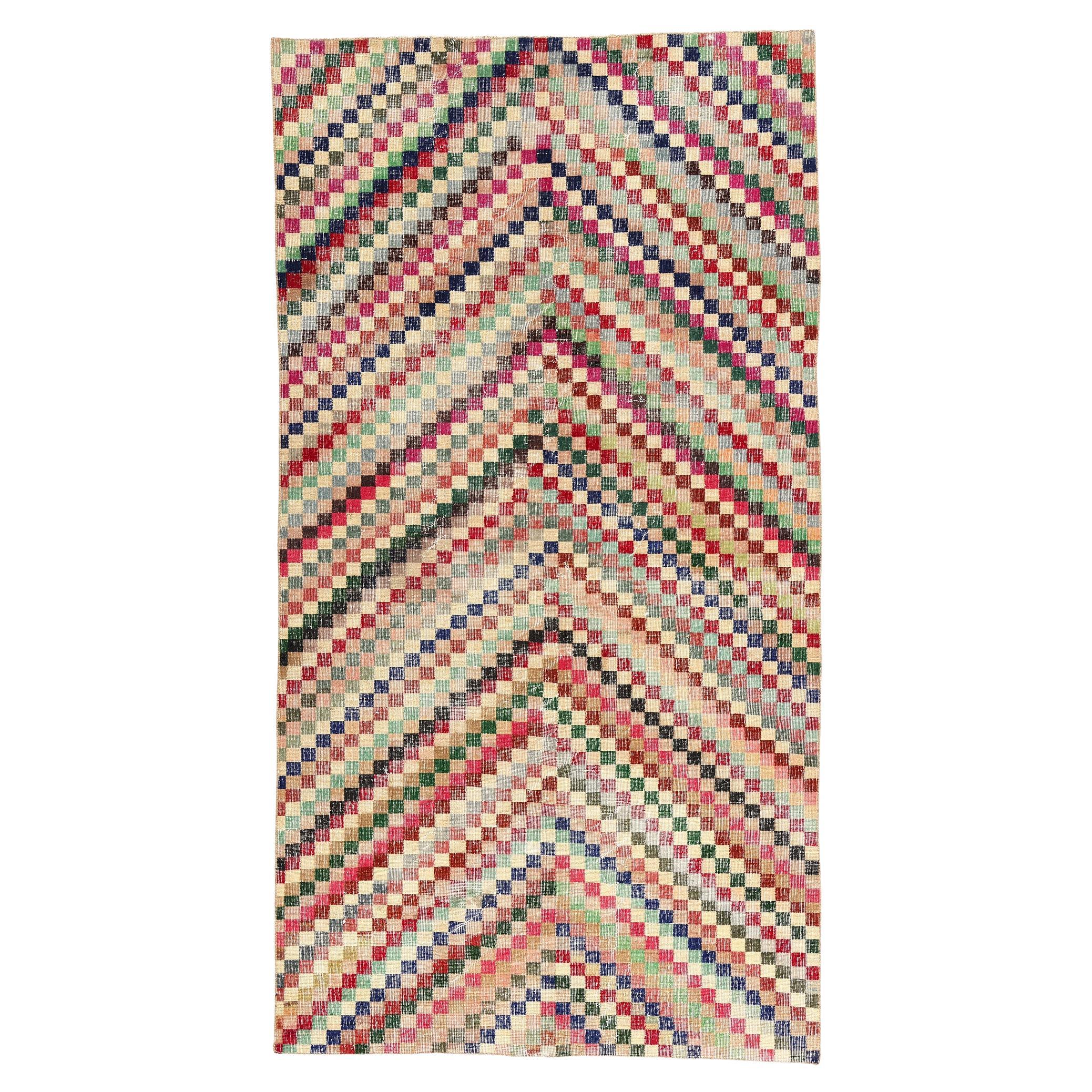 Tapis turc Sivas vintage Zeki Muren
