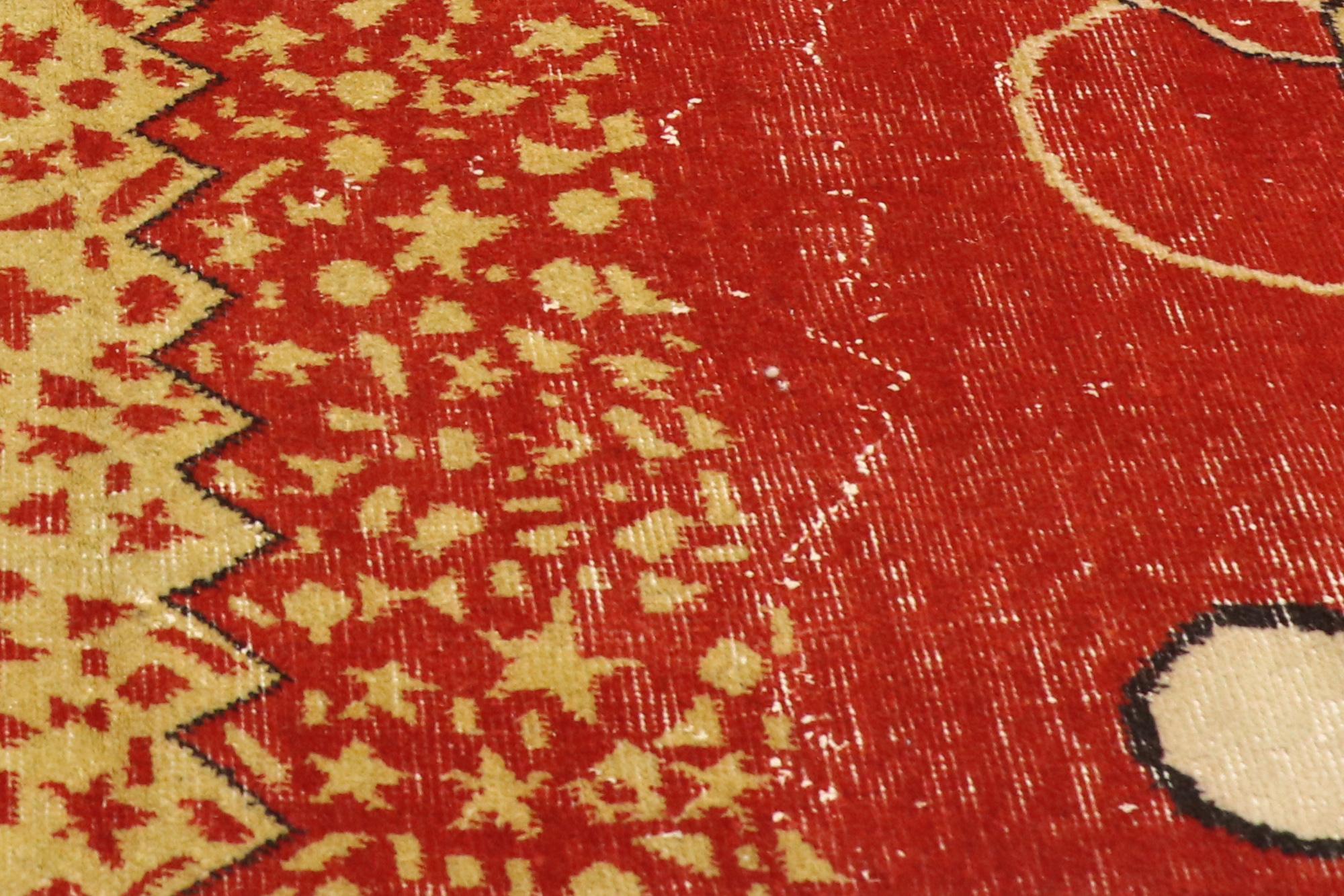 Tappeto Zeki Muren Vintage Turkish Sivas ispirato a Wassily Kandinsky in vendita 5