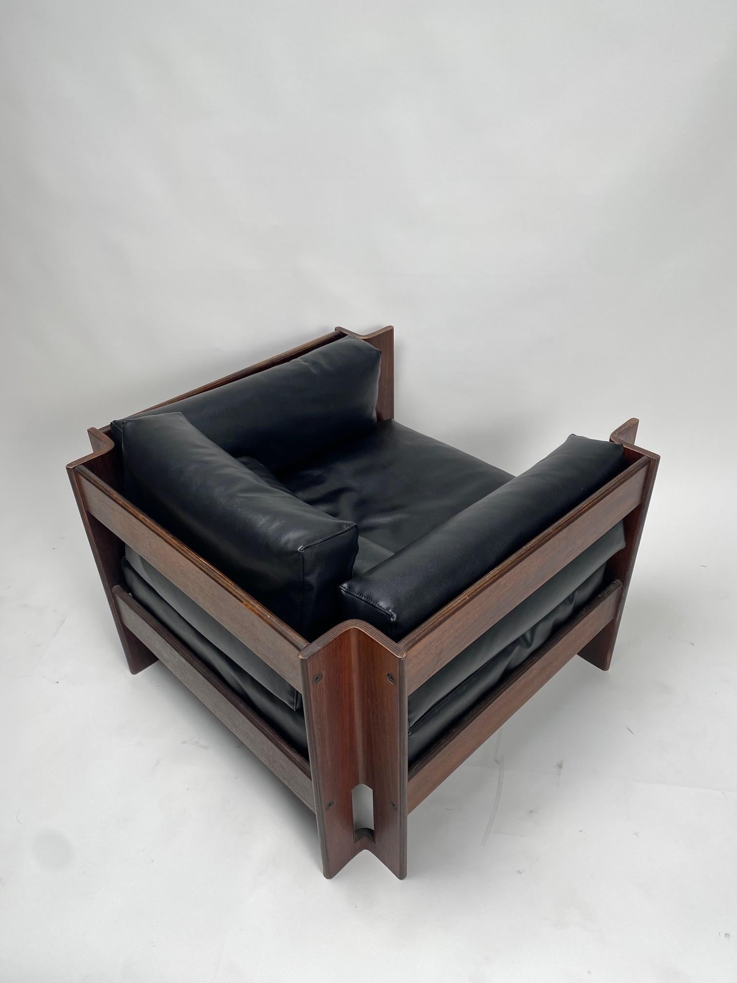 'Zelda' Armchair by Sergio Asti for Poltrona, Italy, 1962 For Sale 3