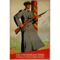 Affiche de propagande soviétique originale de 1939 par Zelenskii