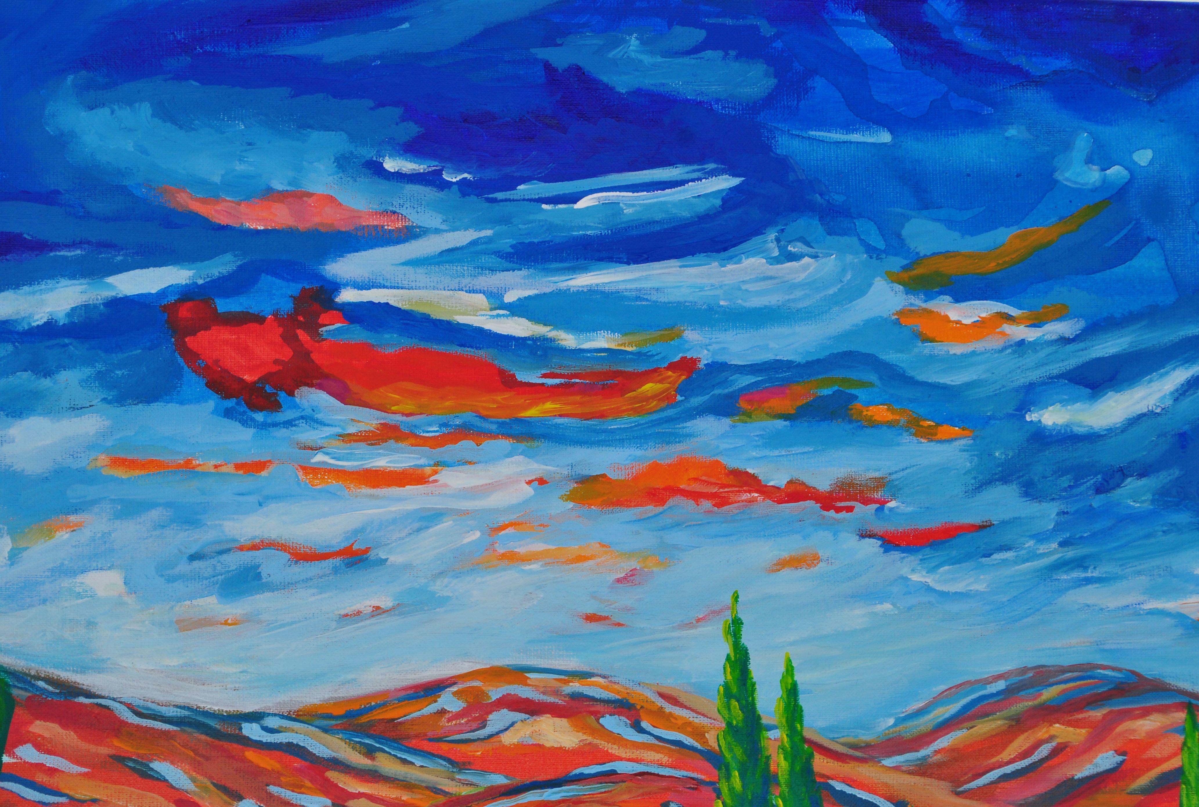 Segui la luce, Pittura, Acrilico su tela in vendita 1