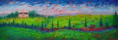 Tuscan renaissance, Painting, Acrylic on Canvas