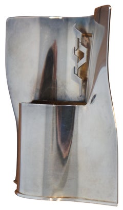 Zelig Segal Silver Plate Yahrzeit Yizkor Memorial Judaica Candle Holder 5"