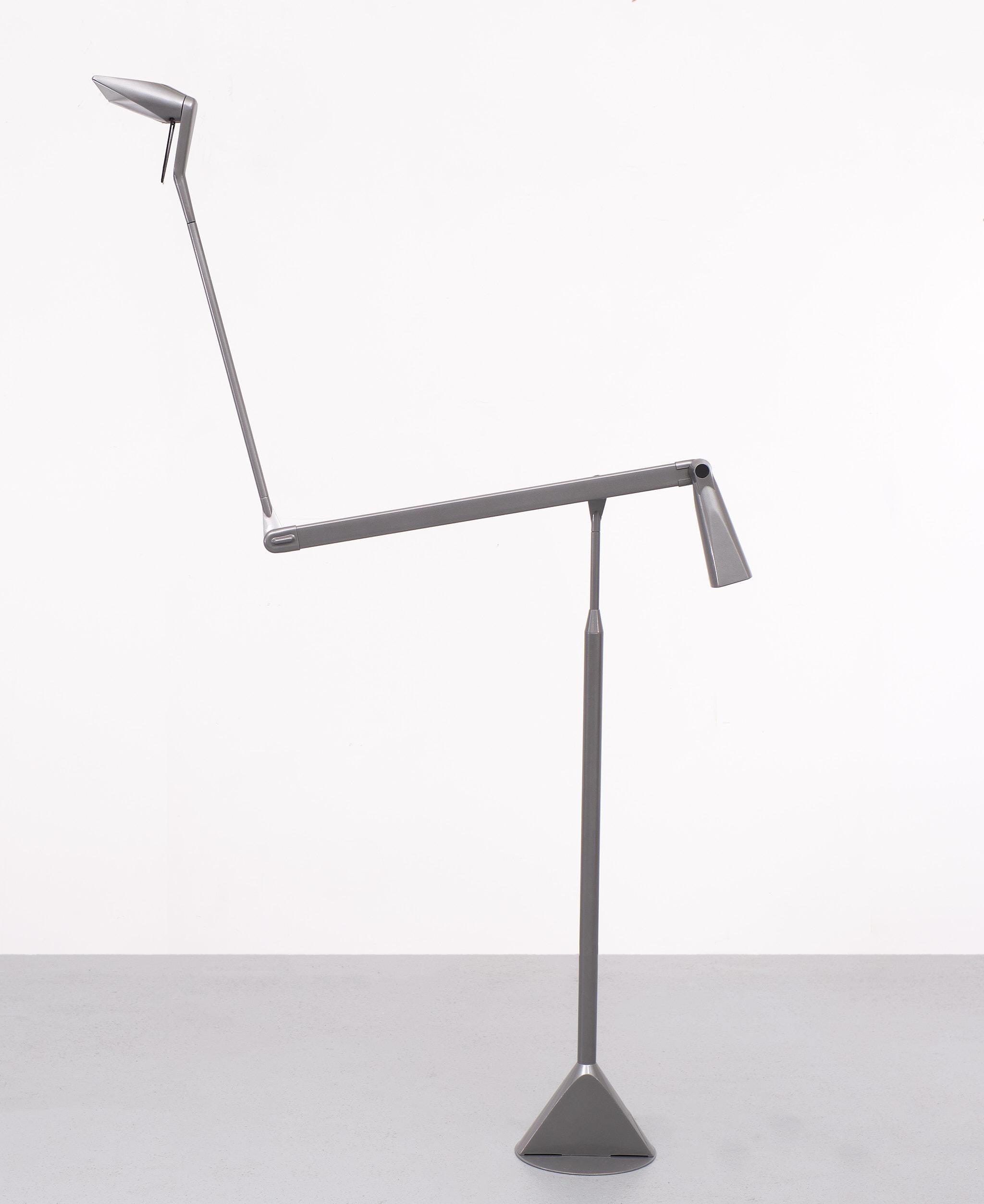 Moderne Lampadaire à contrepoids Zelig Terra de Walter Monici pour Lumina, 1980, Italie  en vente