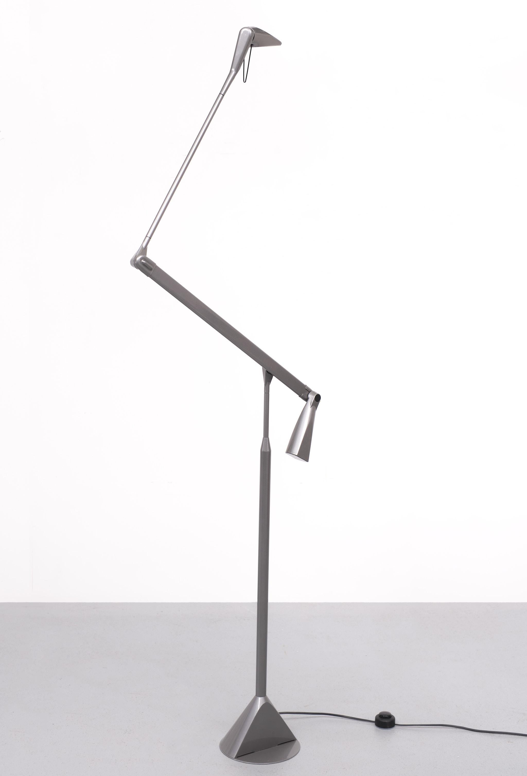 Modern Zelig Terra Counterweight Floor Lamp by Walter Monici for Lumina, 1980s, Italy For Sale