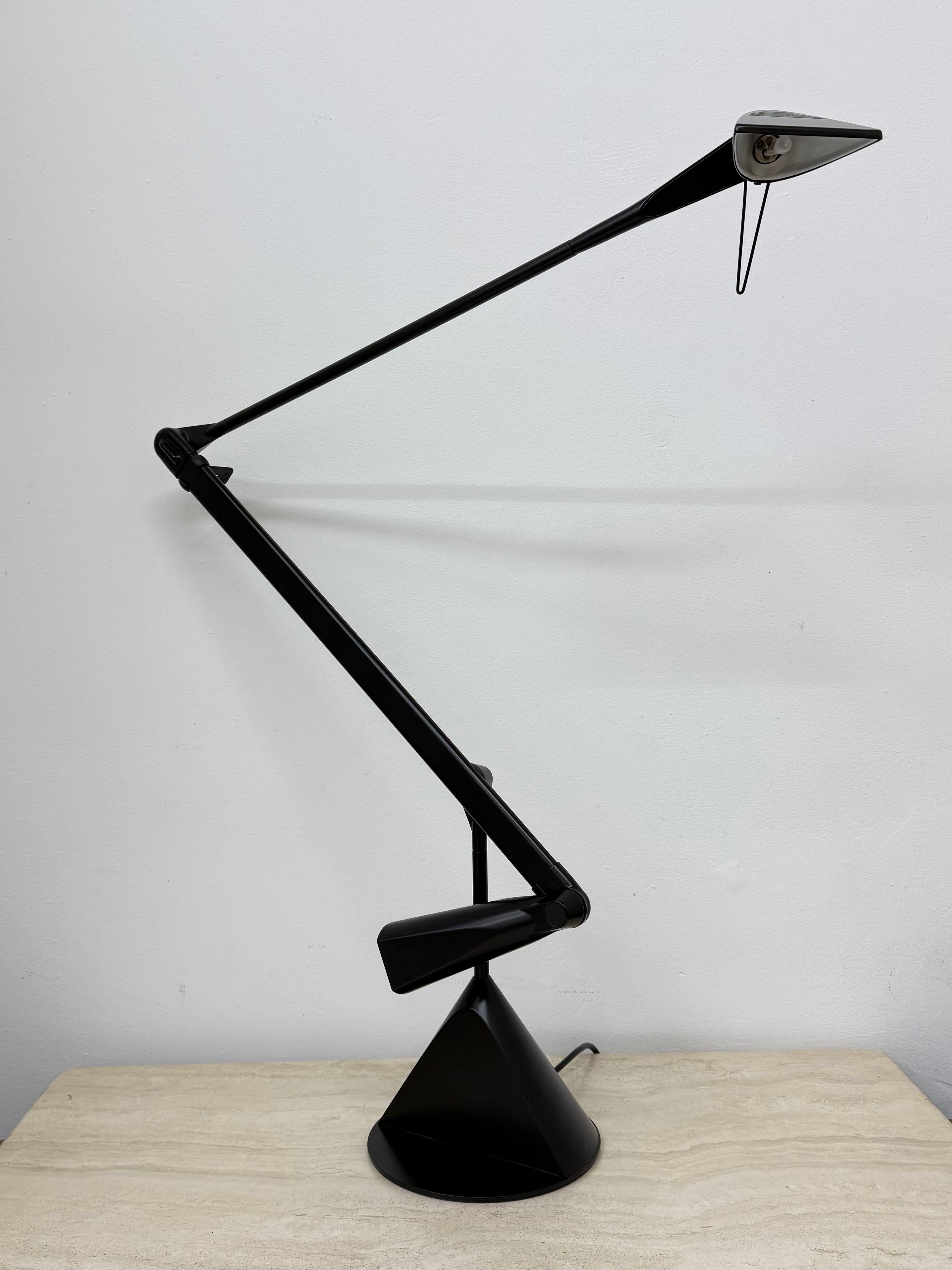 Metal Zelig Terra Table Lamp by Walter Monici for Lumina, 1980s