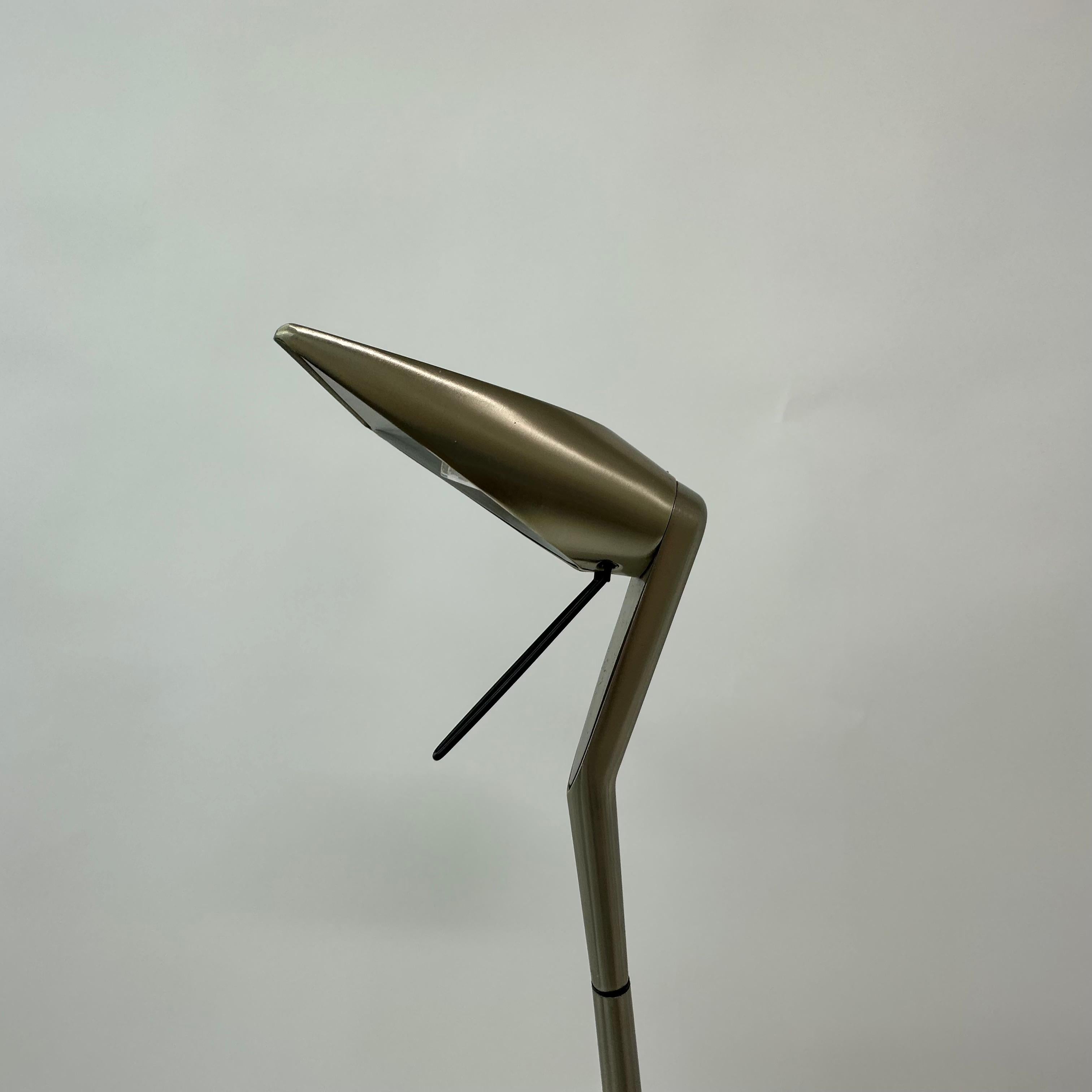 Metal Zelig Terra Table Lamp by Walter Monici for Lumina, circa 1980s For Sale