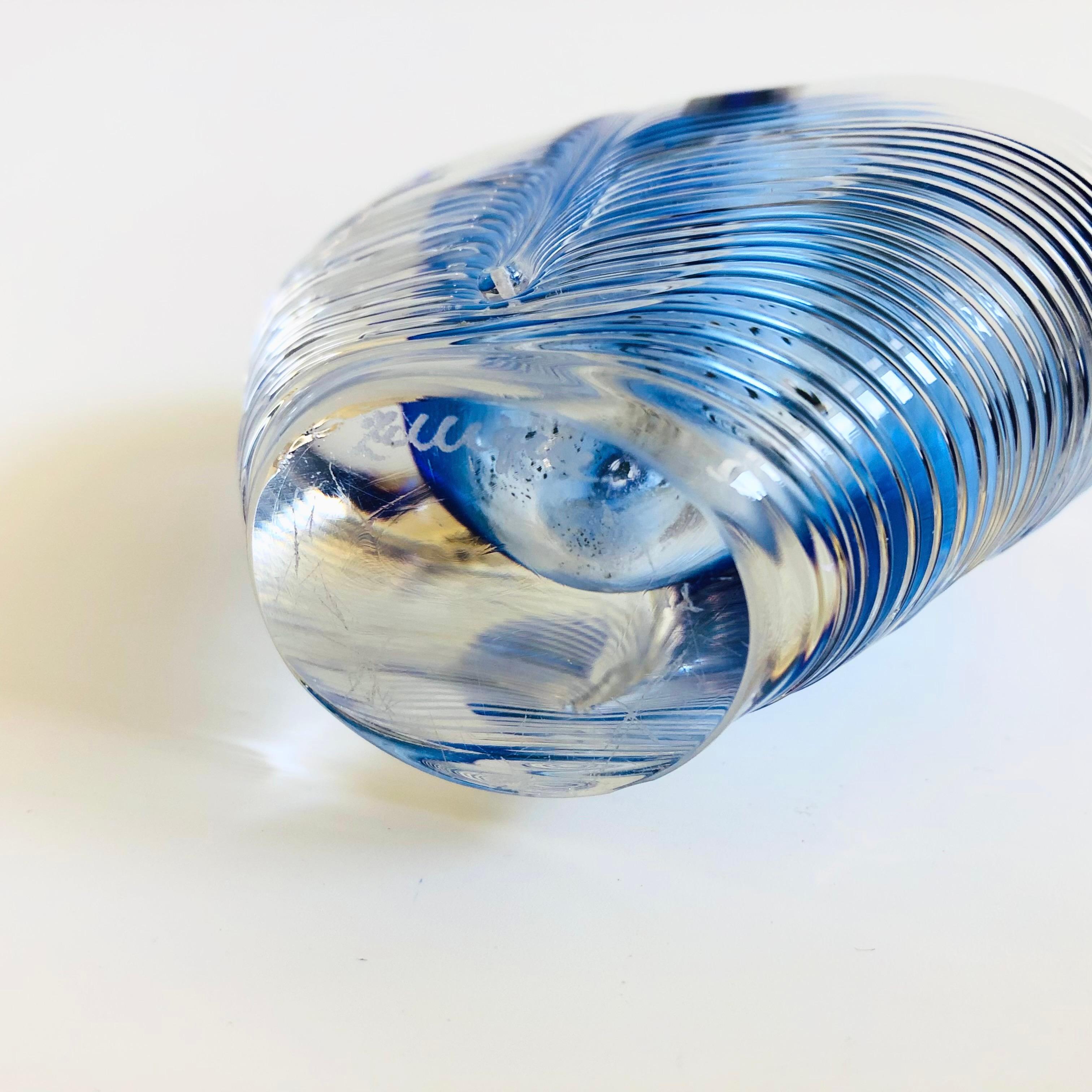 Vaso a cuore in vetro artistico Zellique in vendita 1
