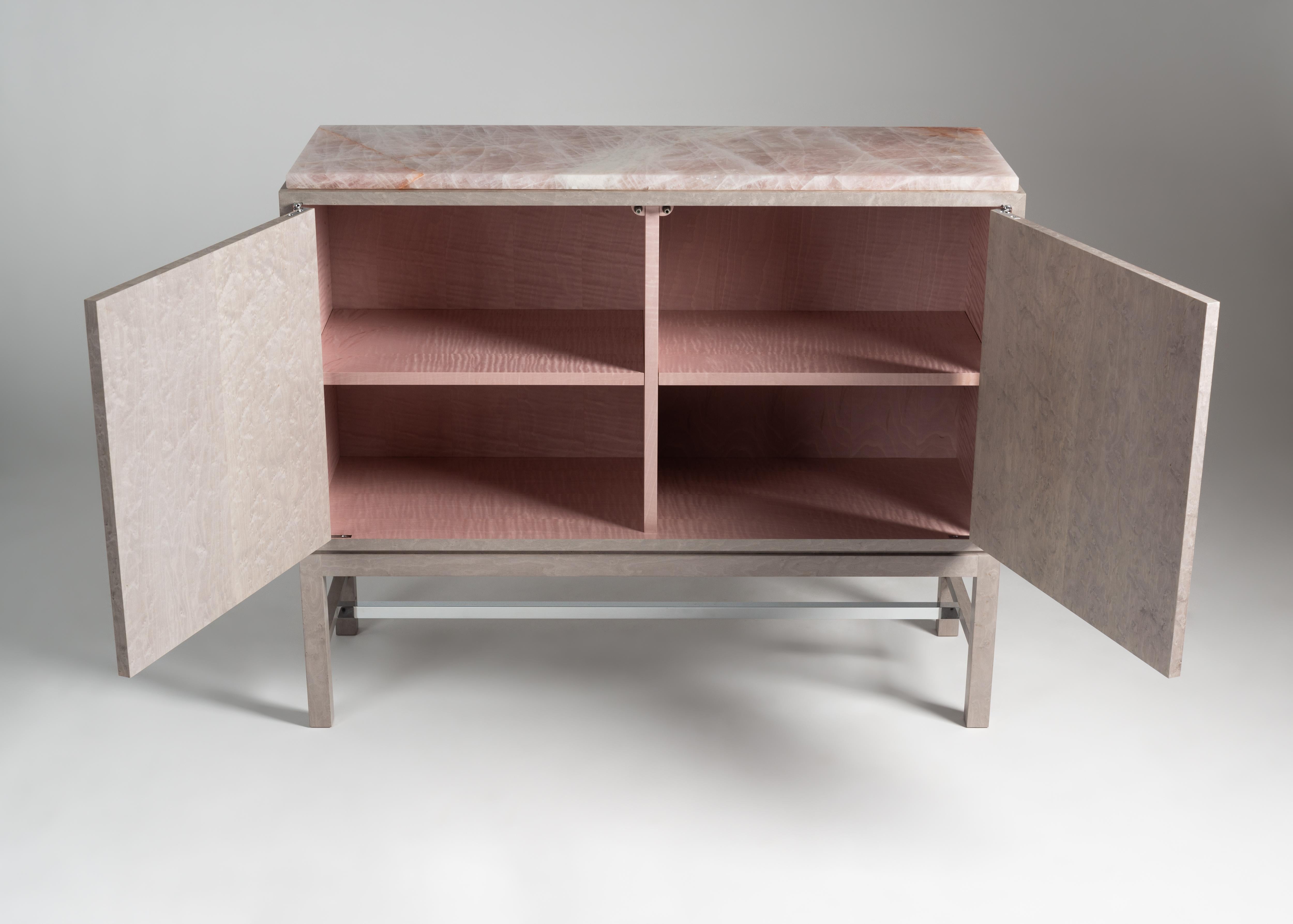 Zelouf And Bell Constellation Contemporary Double Door Cabinet