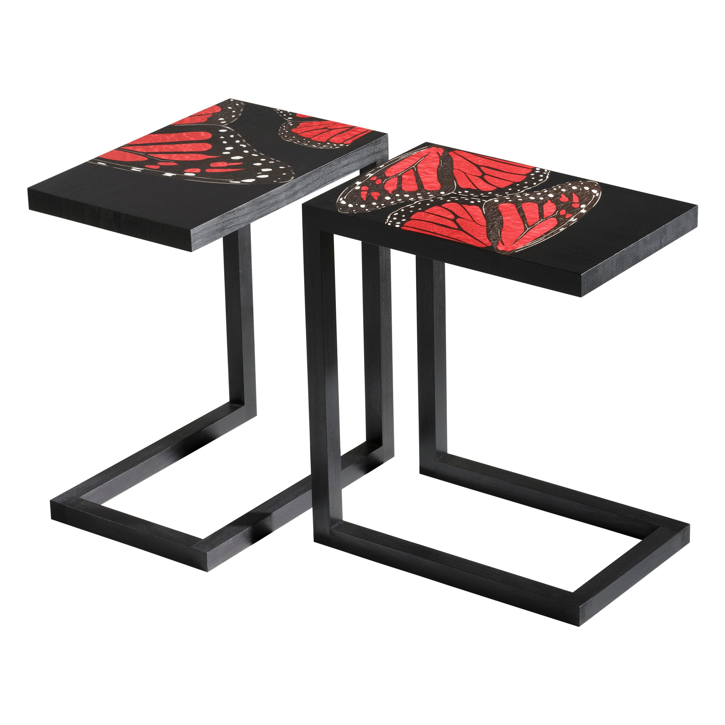 Zelouf + Bell, "Monarch", Side Tables, Ireland, 2020
