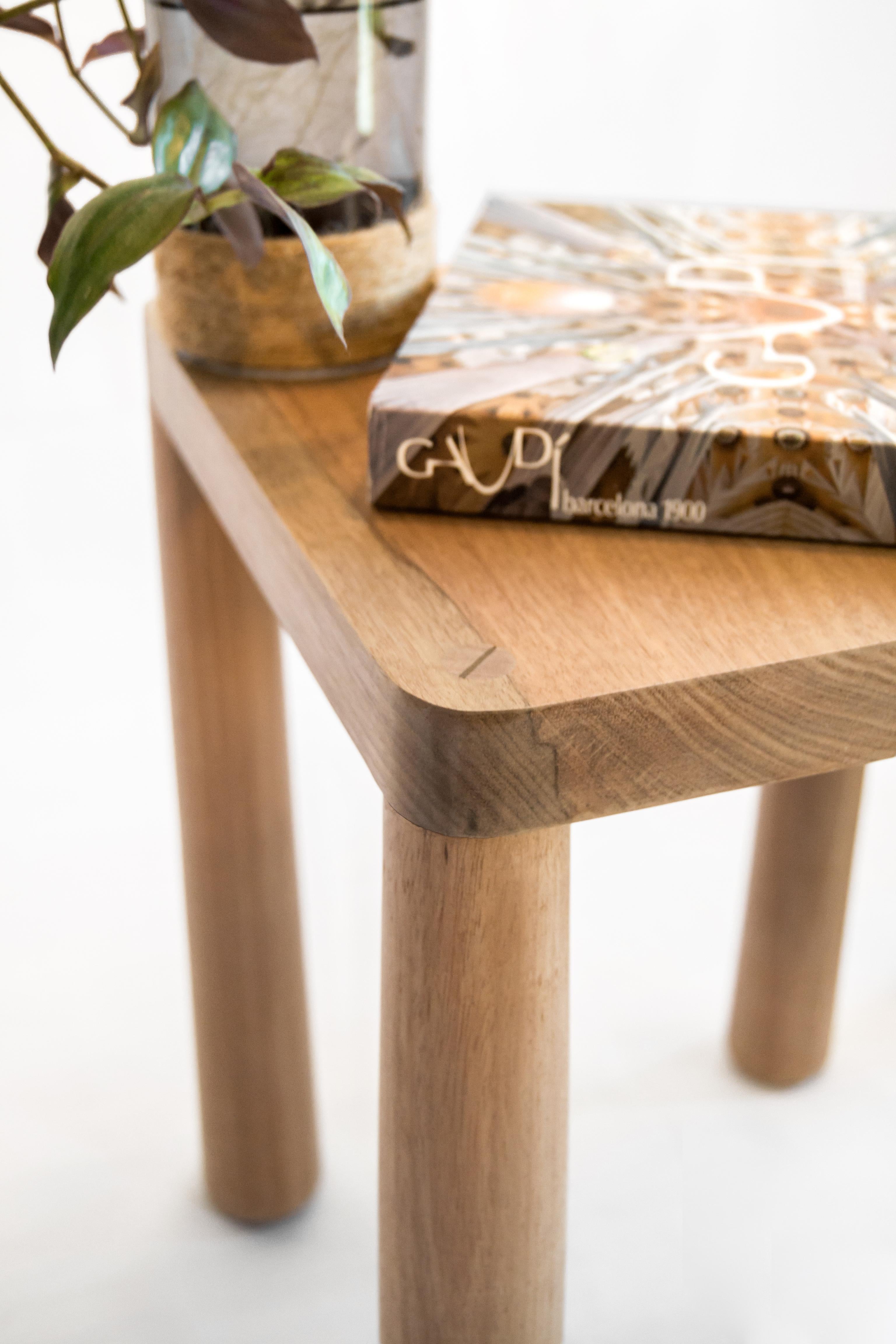 Zem Table — Handmade Solid Wood Contemporary Brazilian Design In New Condition For Sale In Curitiba, PR