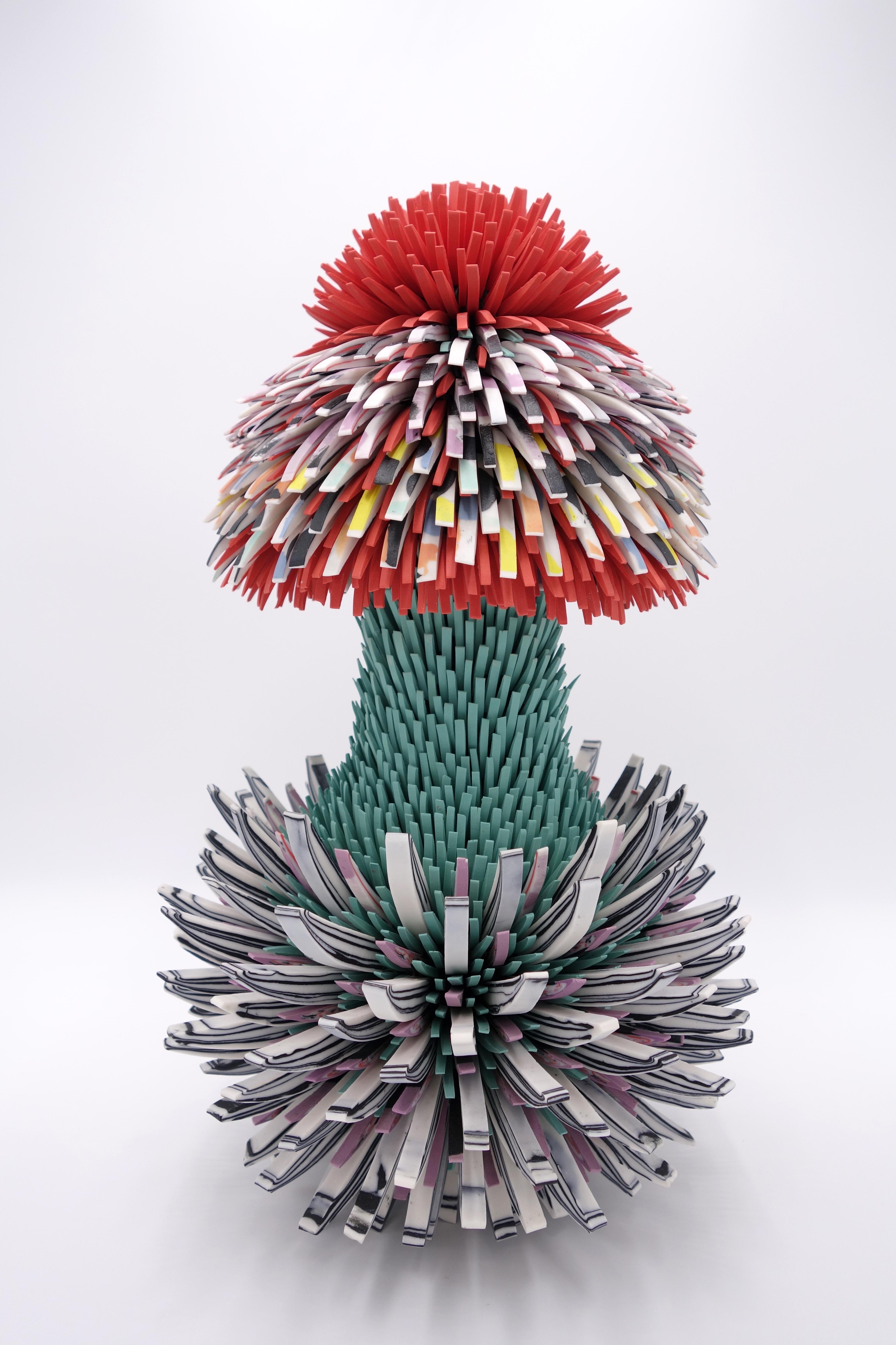 Zemer Peled Abstract Sculpture - "Protea 2", Contemporary, Porcelain, Abstract, Ceramic, Sculpture