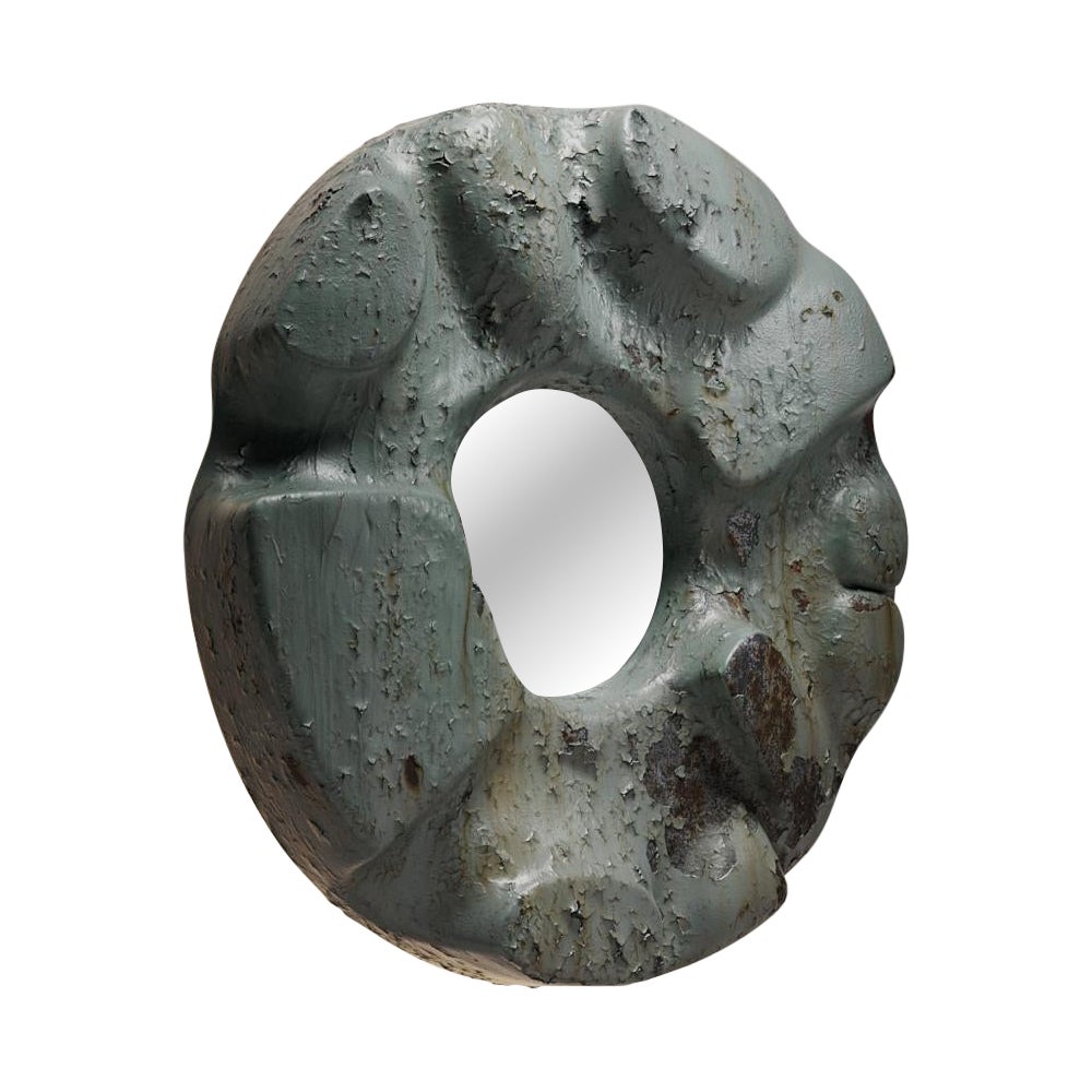 Zemlia Bublyk Large Ceramic Frame Wall Mirror by Makhno