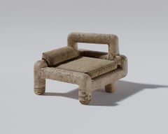 Poltrona in ceramica “Zemlia Kolyska” di Makhno