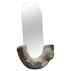 Zemlia Oko Pure Ceramic Frame Wall Mirror by Makhno
