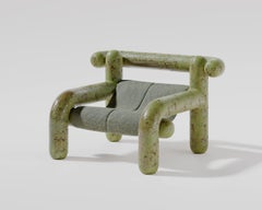 Fauteuil en céramique « Zemlia Shelest » de Makhno