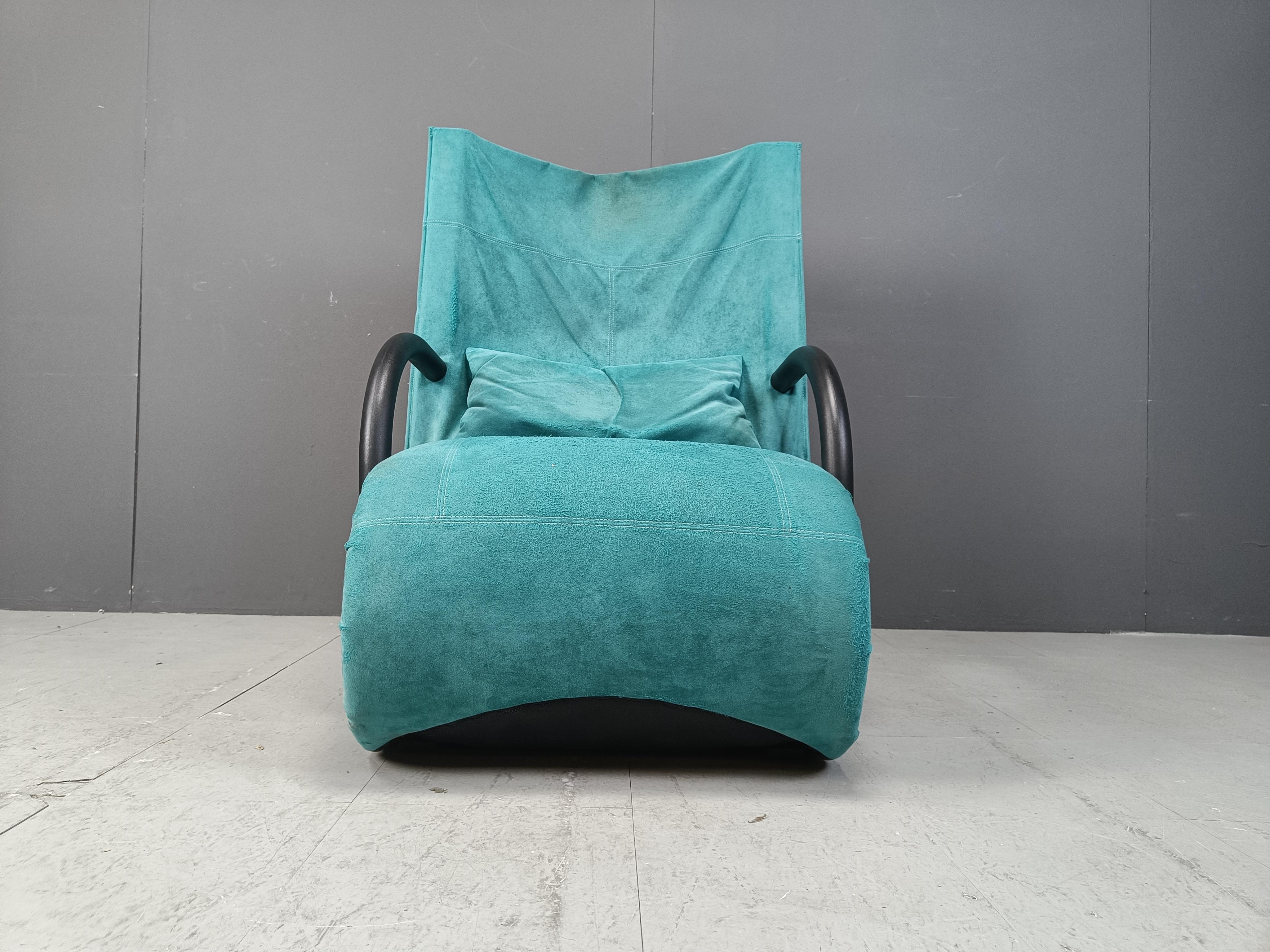French Zen Armchair by Claude Brisson for Ligne Roset, France, 1980s For Sale