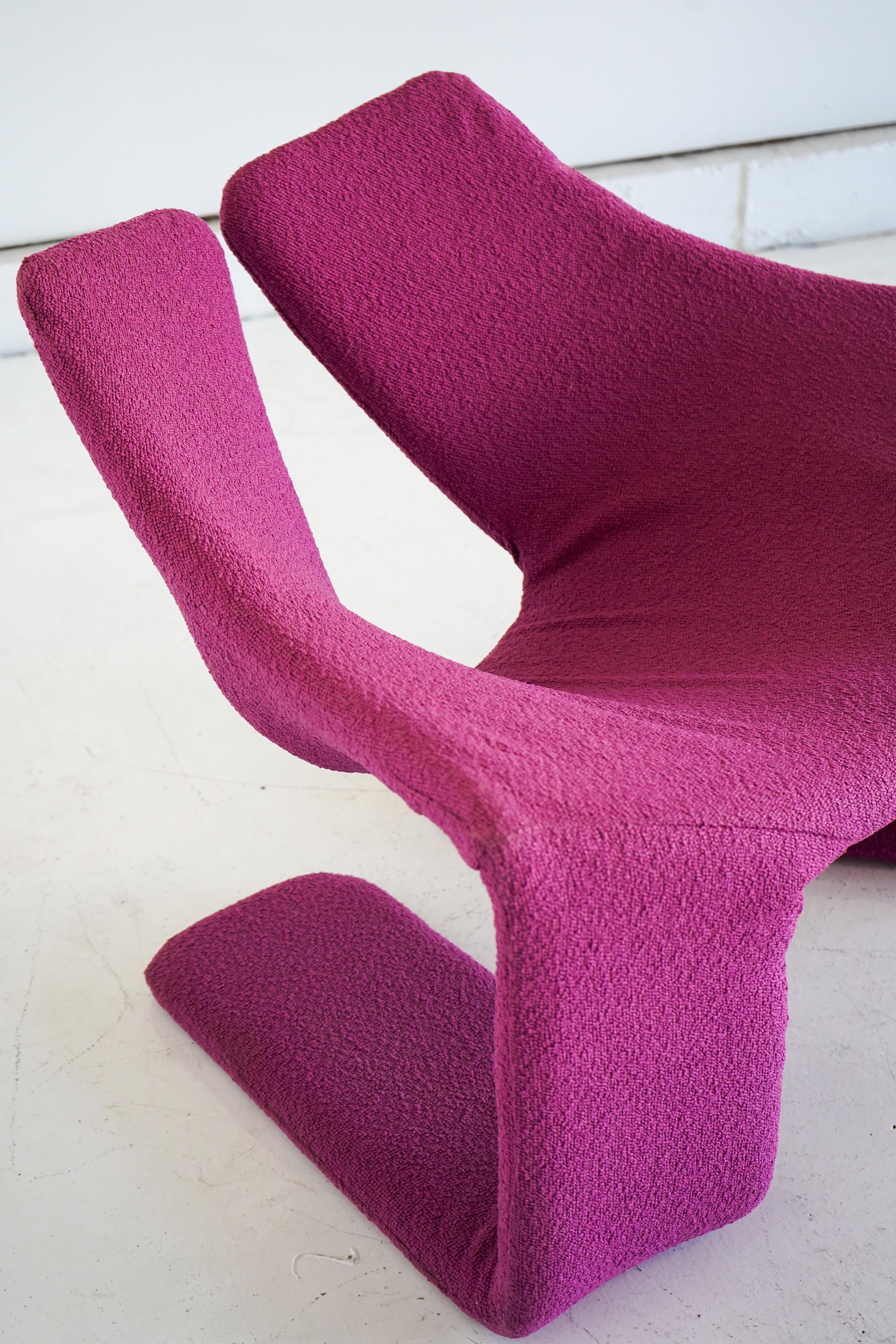 Mid-20th Century Zen Chair, Kwok Hoi Chan for Steiner Paris, 1968