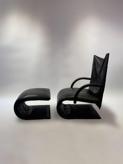 Zen Chair + Ottoman by Claude Brisson for Ligne Roset