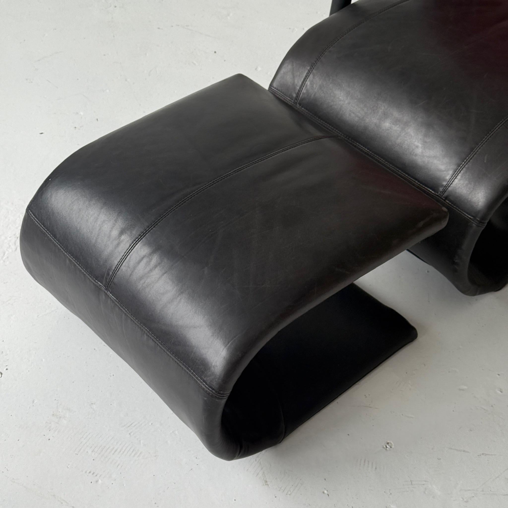 Silla Zen + Otomana de Claude Brisson para Ligne Roset Moderno de mediados de siglo en venta