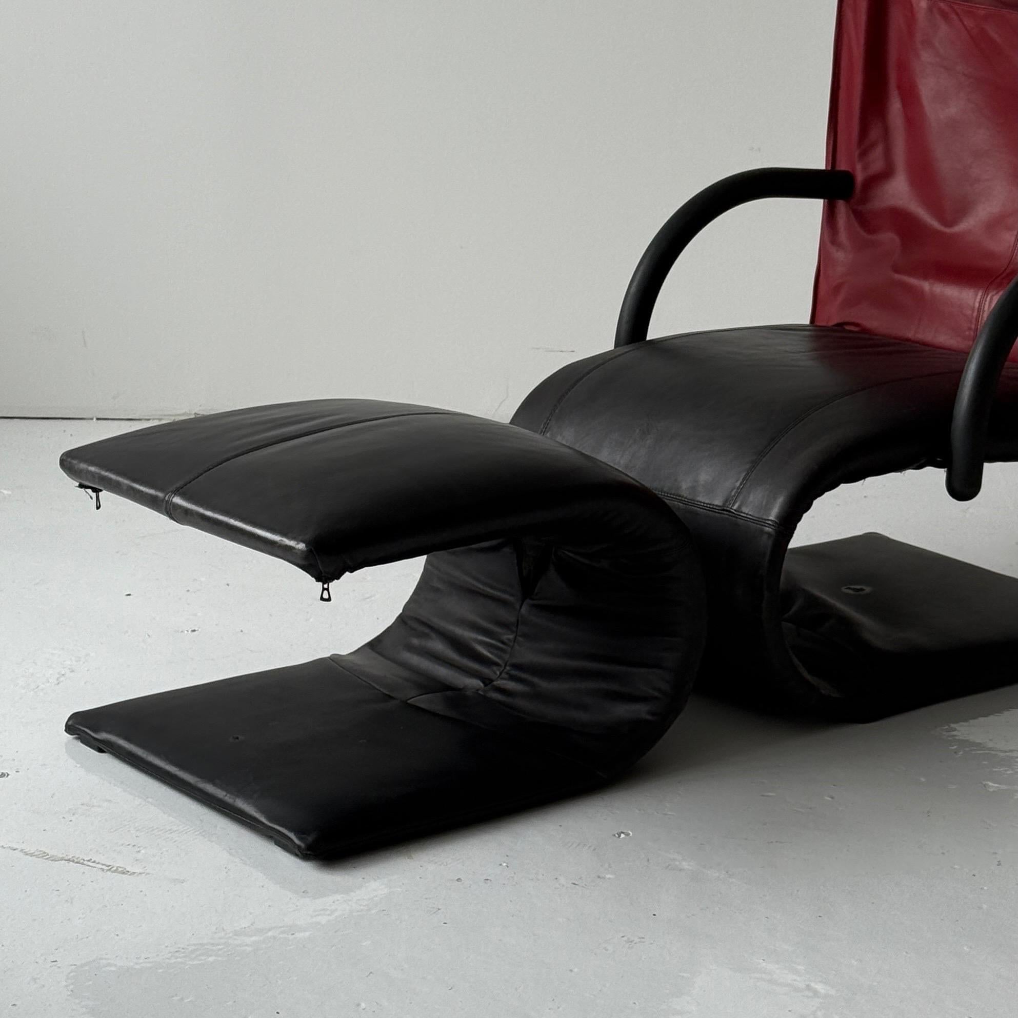 Silla Zen + Otomana de Claude Brisson para Ligne Roset finales del siglo XX en venta