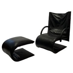 Zen Chair + Ottoman by Claude Brisson for Ligne Roset