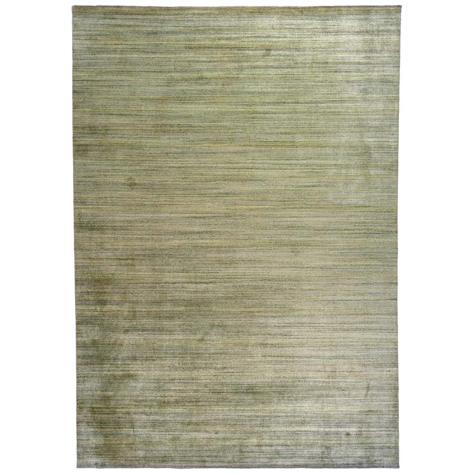 Zen Collection Green and Turquoise Rug For Sale at 1stDibs