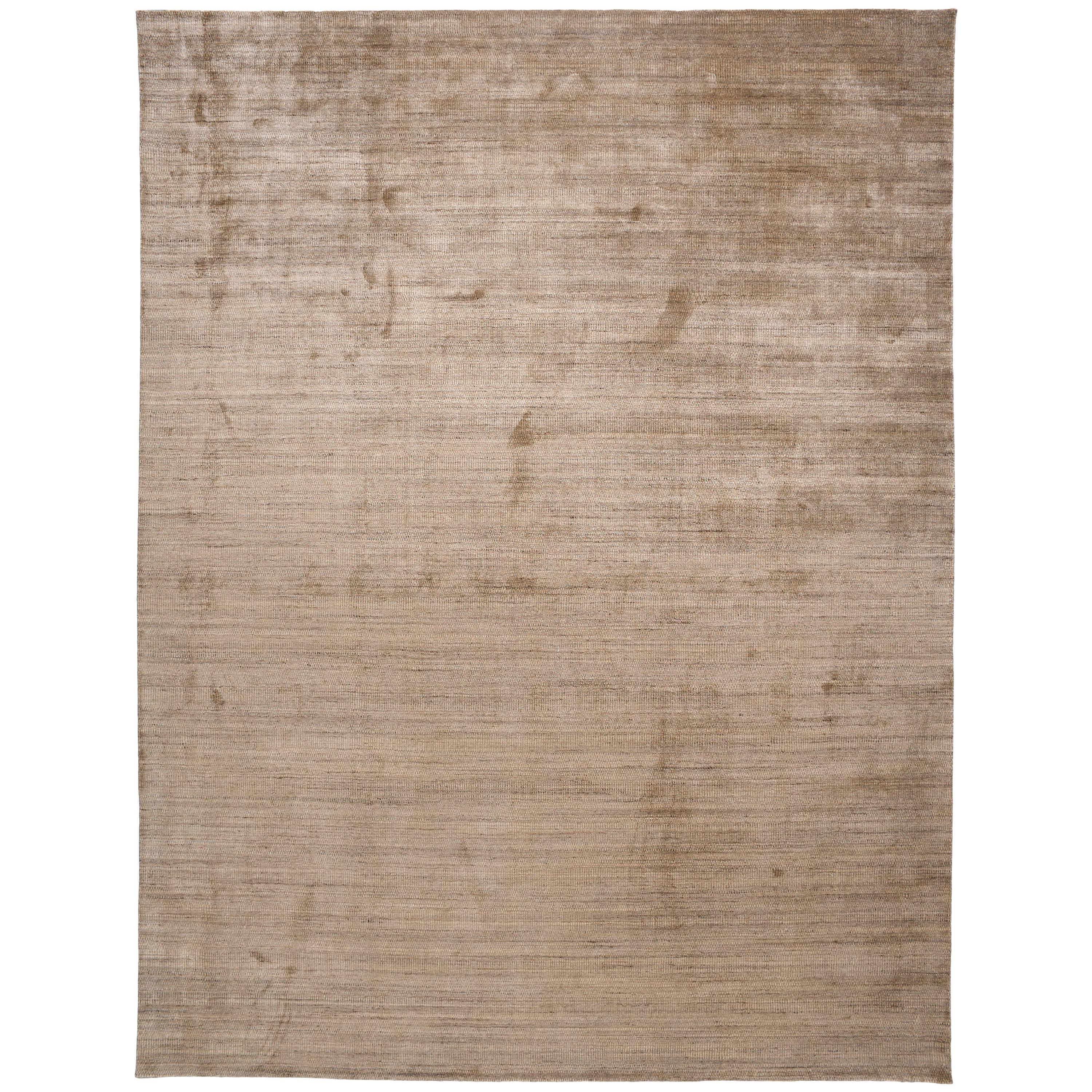 Zen Collection Rug in Gold For Sale