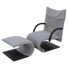 Sillón ZEN con reposapiés de Claude Brisson para Ligne Roset