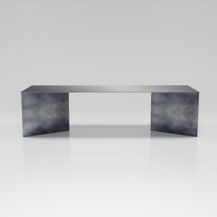 Mesa de comedor Zen de acero inoxidable by Zincutec