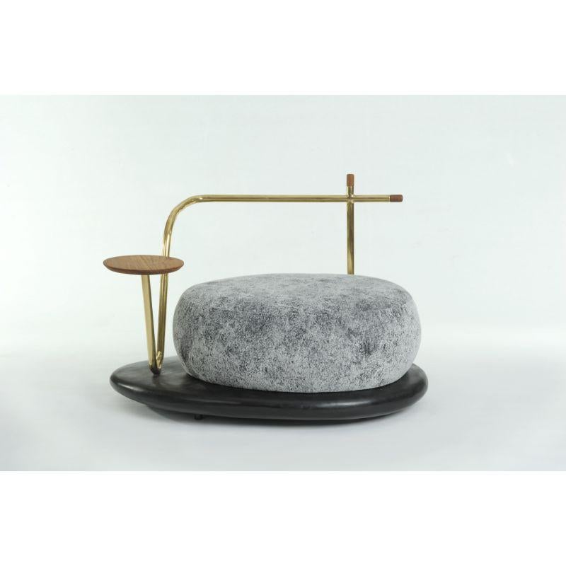 Zen Stone (A), Sitting by Masaya
Dimensions: W106 x D68 x H72 cm
Materials: Brass, Teak, Wood

Also Available: Different colors (Gold, Polished Brass. Black, Painted Brass) and materials ( Wood, Marble, or Glass Tops)

MASAYA is our brand’s