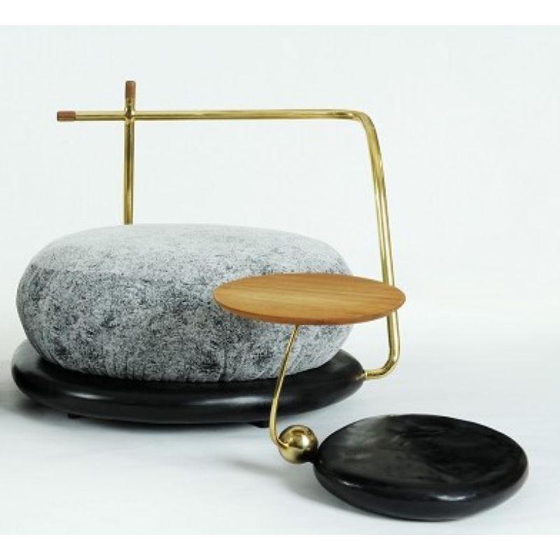 Contemporary Zen Stone 'C', Sitting by Masaya