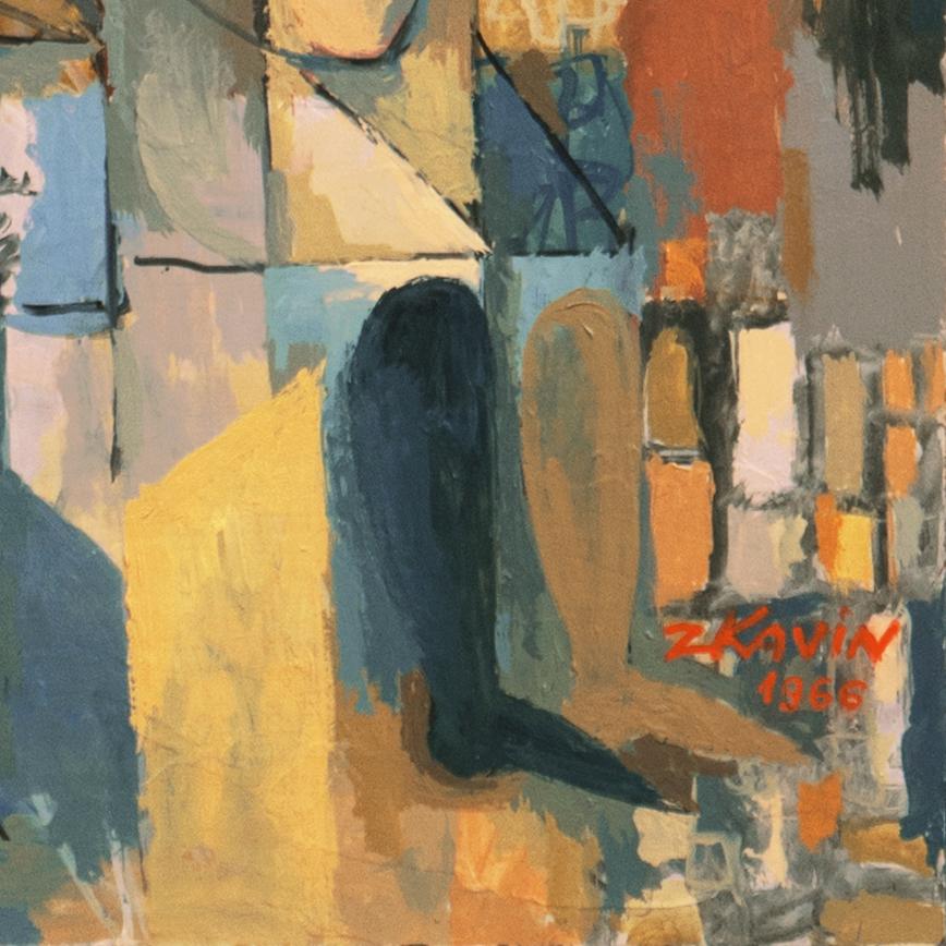 „Modernist Figural“, Kalifornien, New Mexico, Oakland Museum, SFAA, SFMA, GGIE – Painting von Zena Kavin