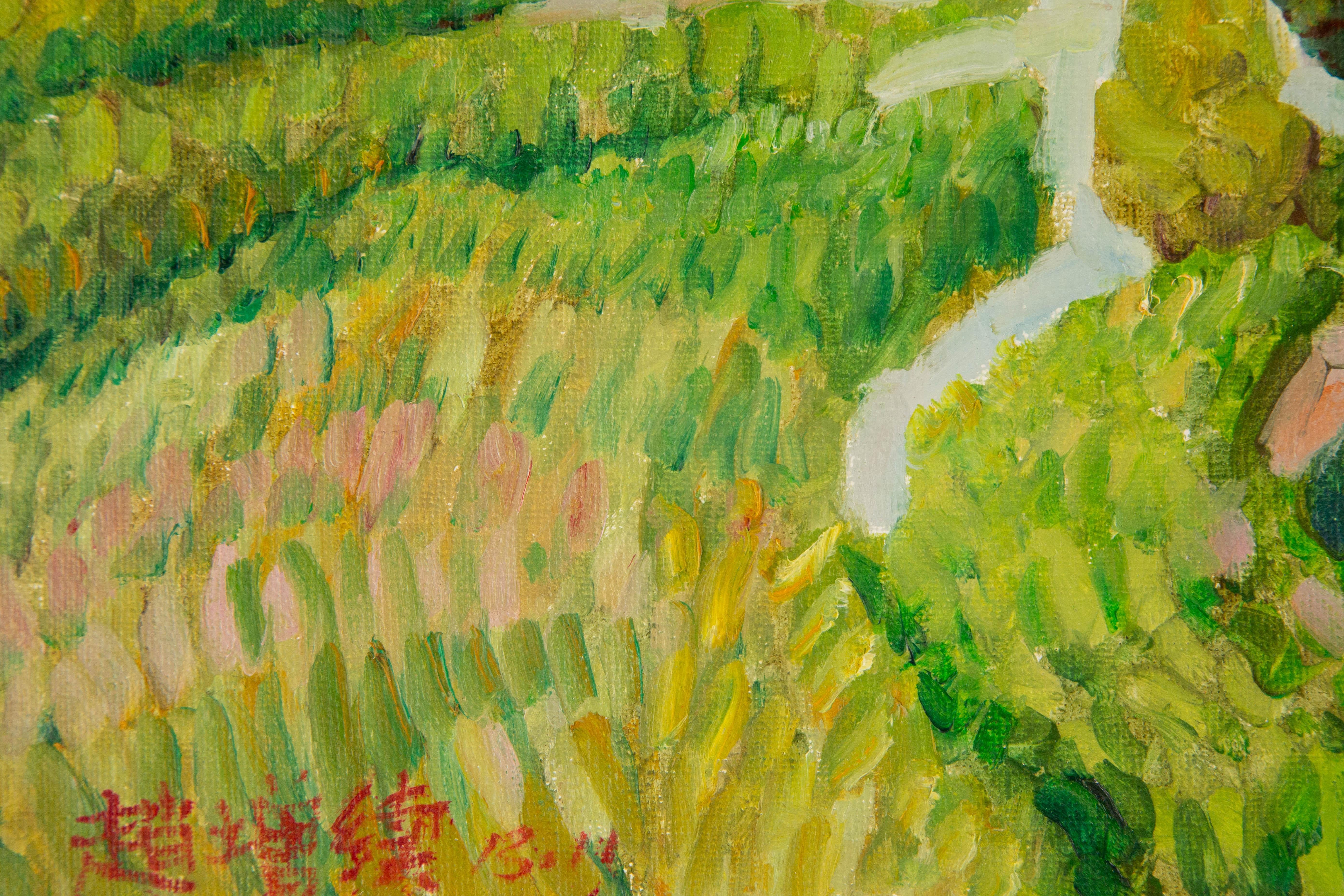 ZengXu Zhao Impressionist Original Oil On Canvas 