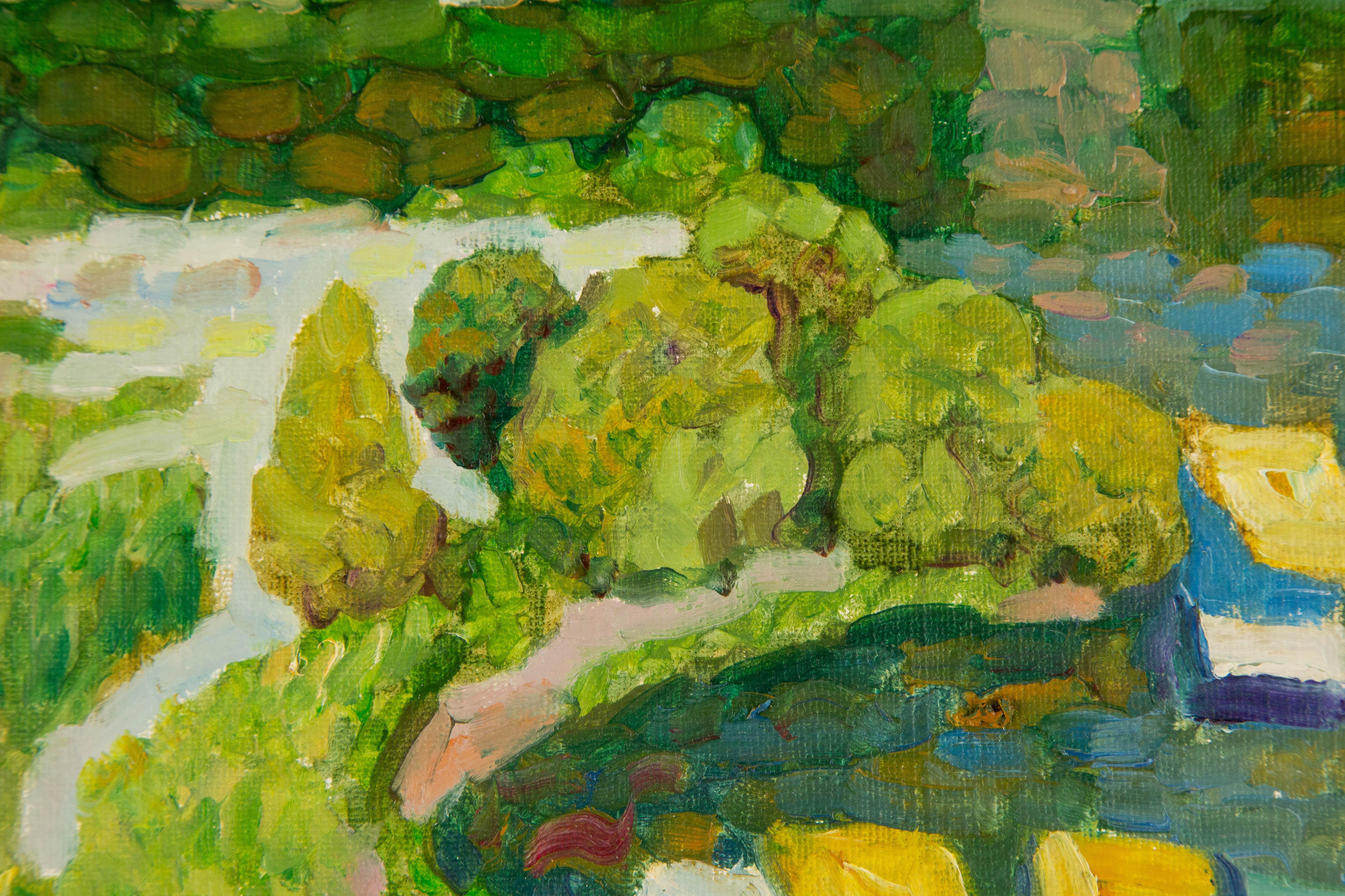 ZengXu Zhao Impressionist Original Oil On Canvas 