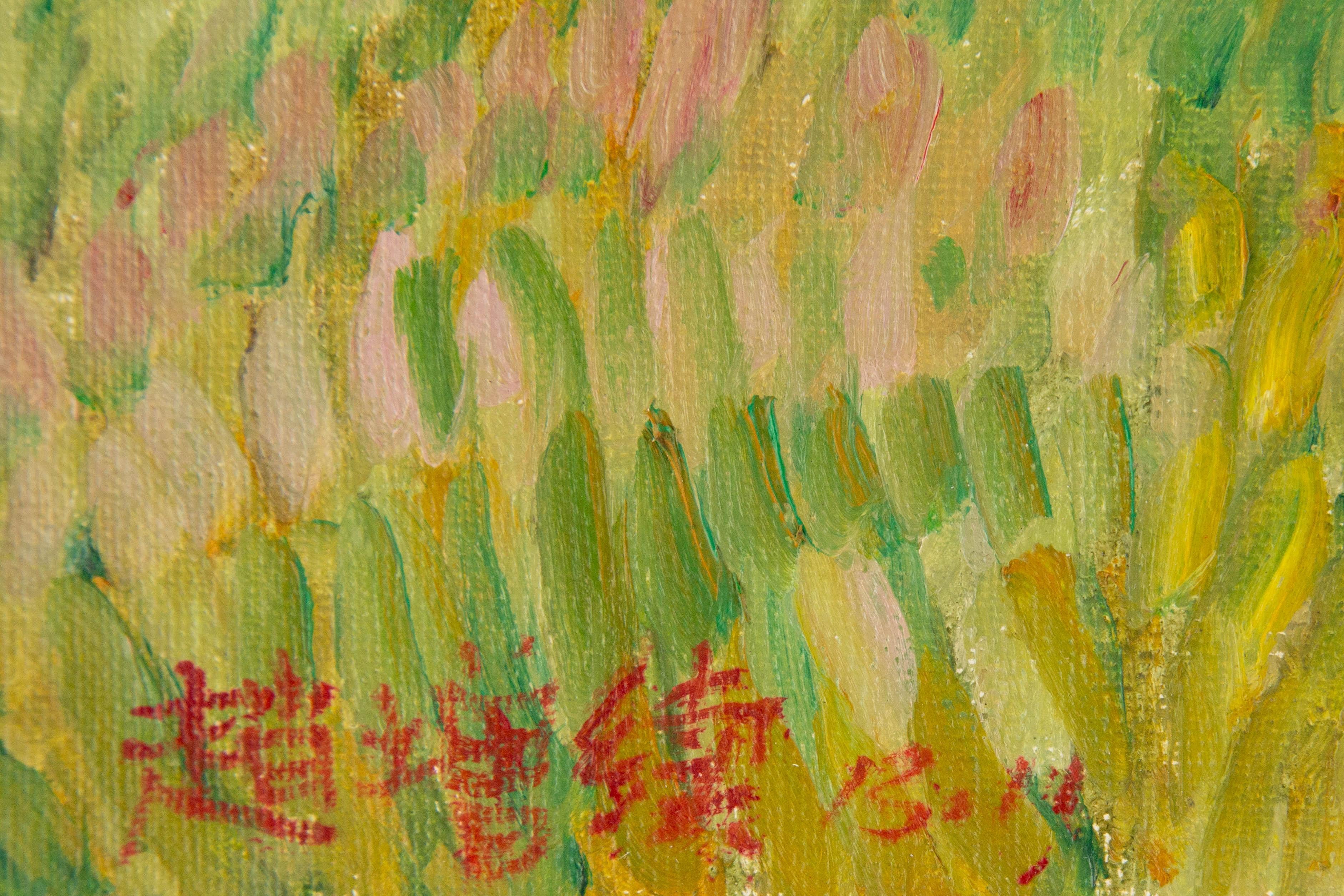 ZengXu Zhao Impressionist Original Oil On Canvas 