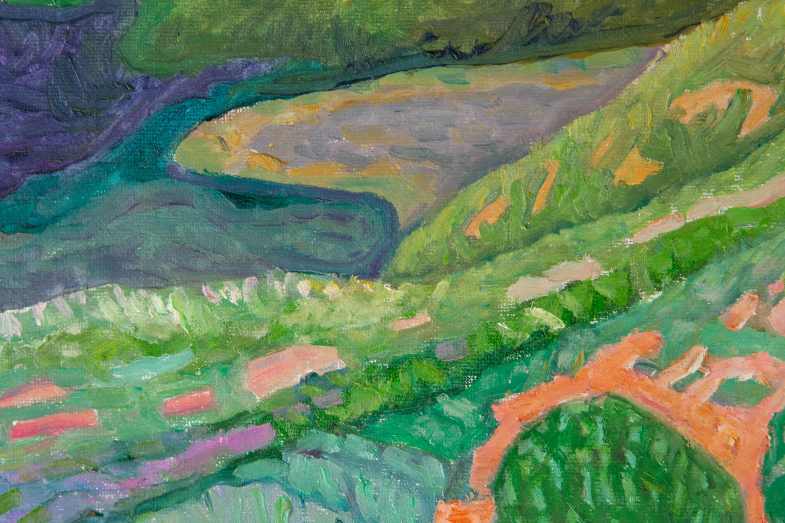 ZengXu Zhao Impressionist Original Oil On Canvas 