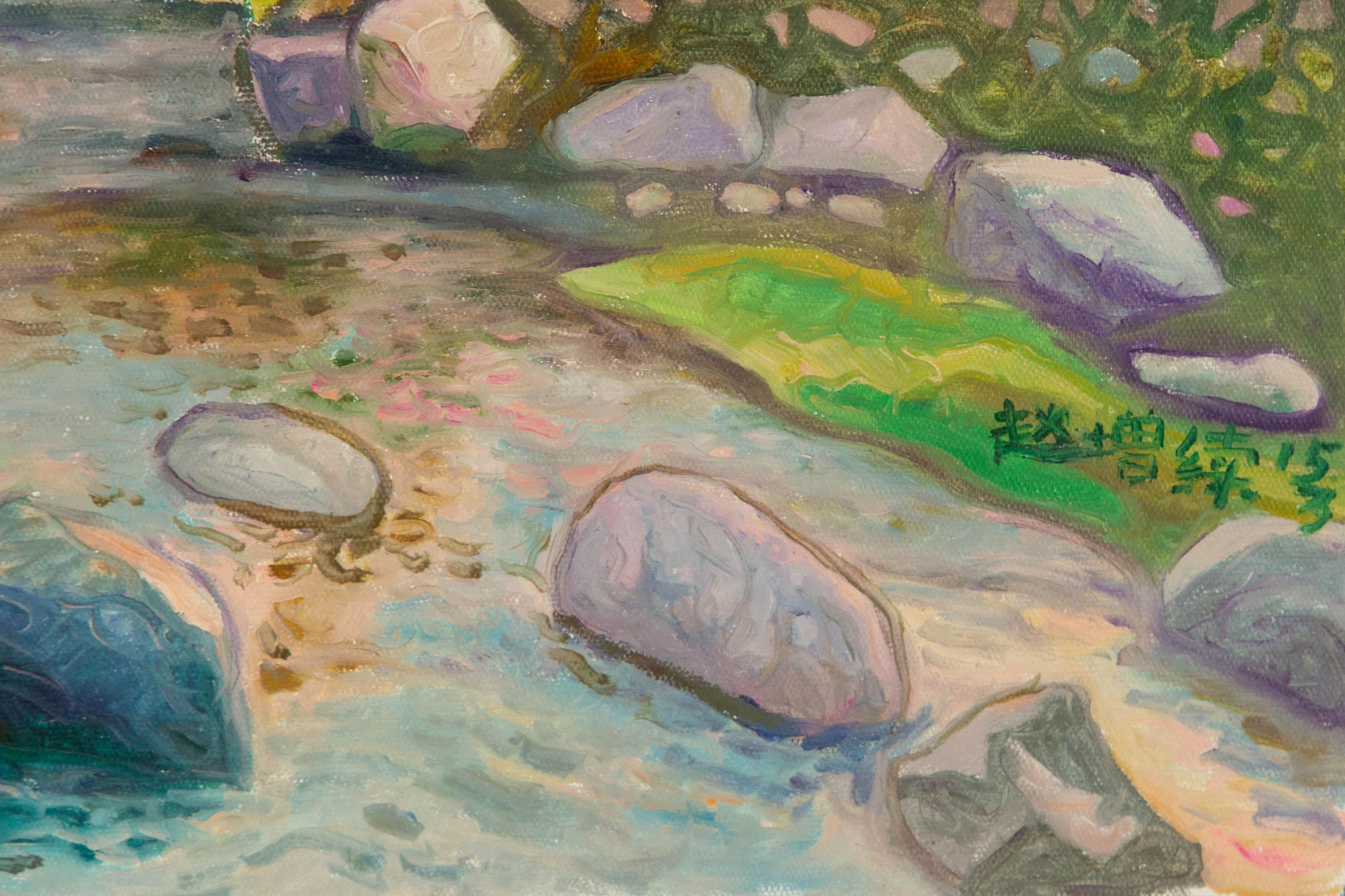 Zengxu Zhao Landscape Original Oil On Canvas 