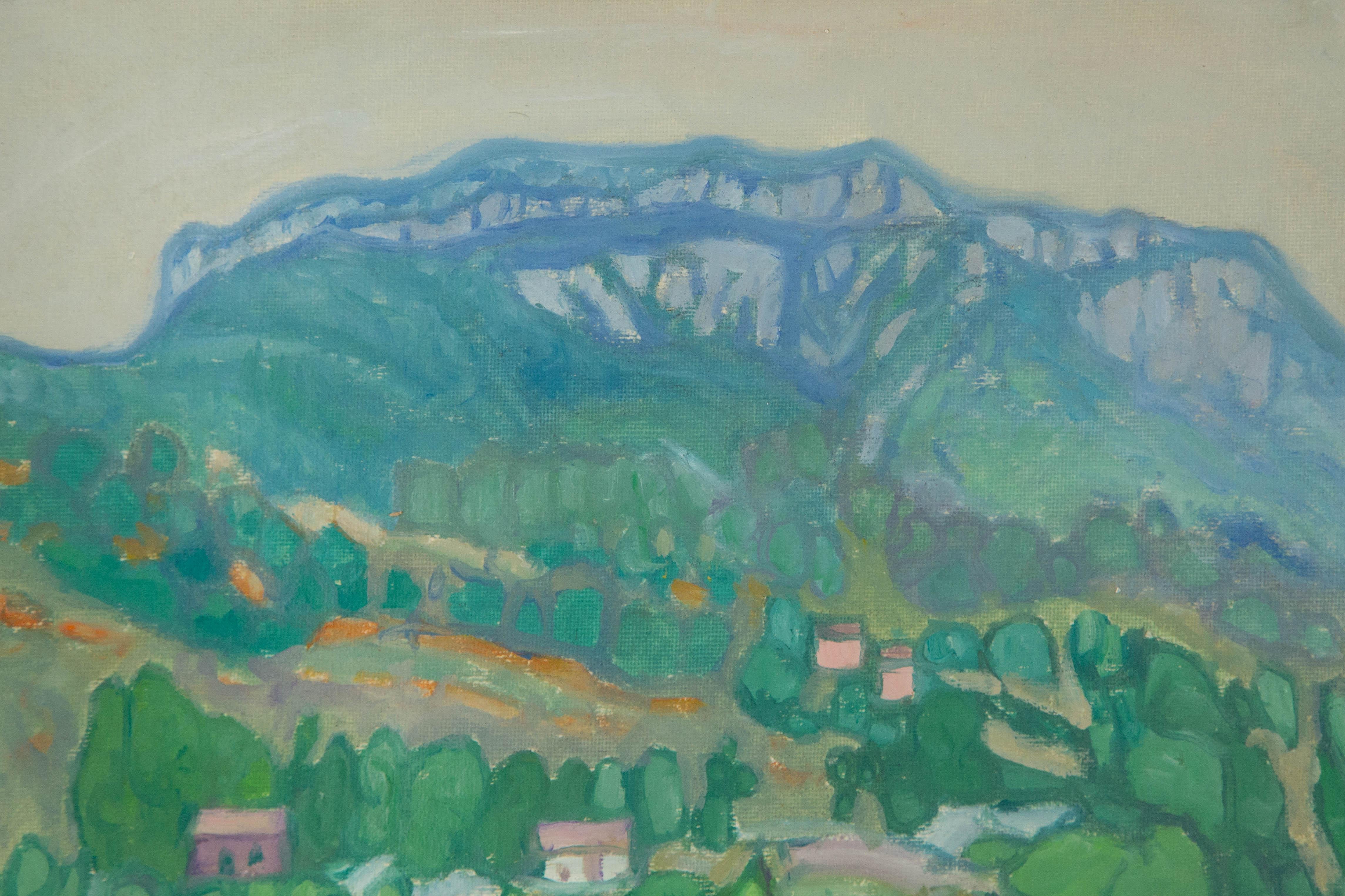 Zengxu Zhao Landscape Original Oil On Canvas 