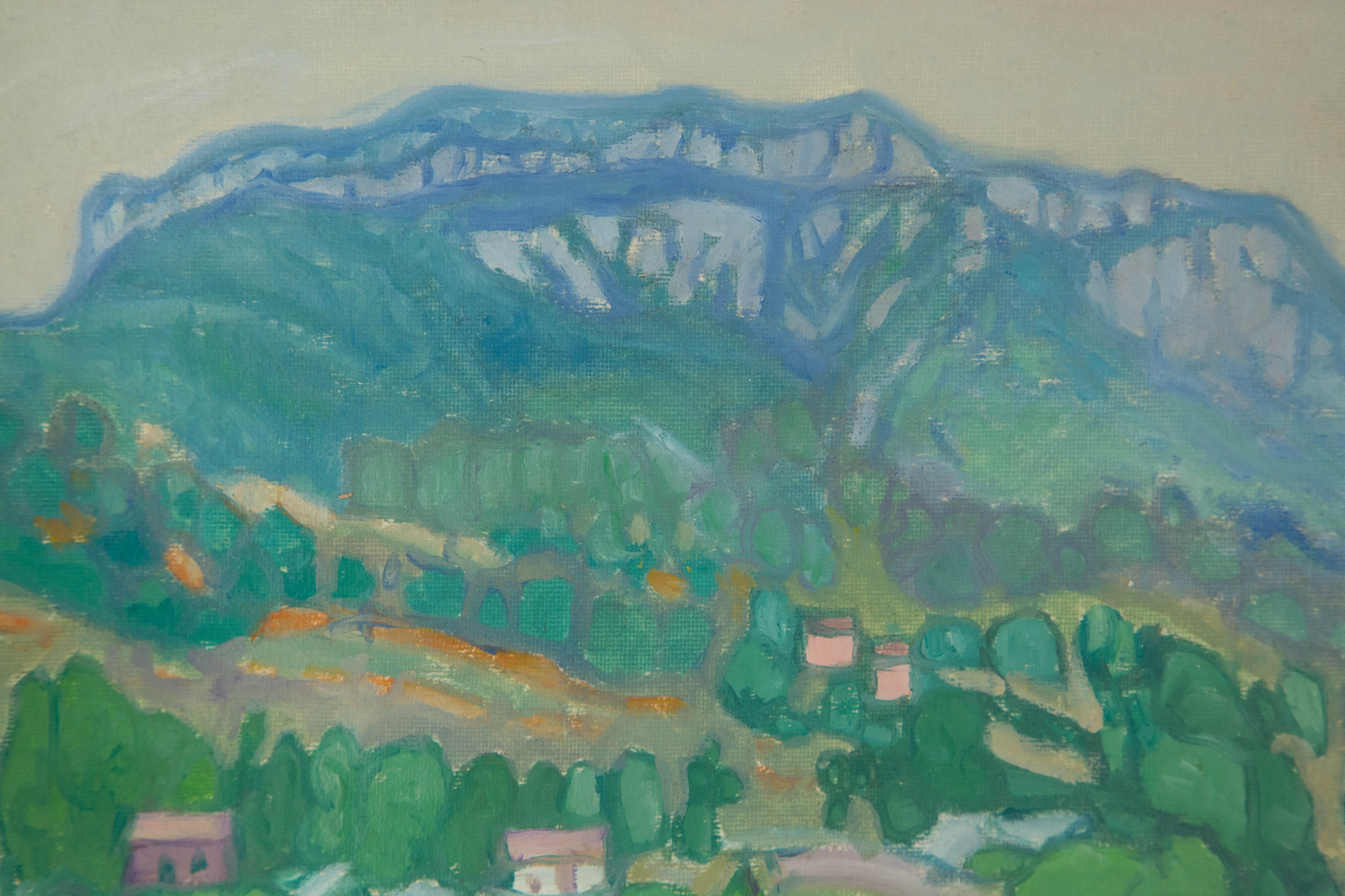 Zengxu Zhao Landscape Original Oil On Canvas 