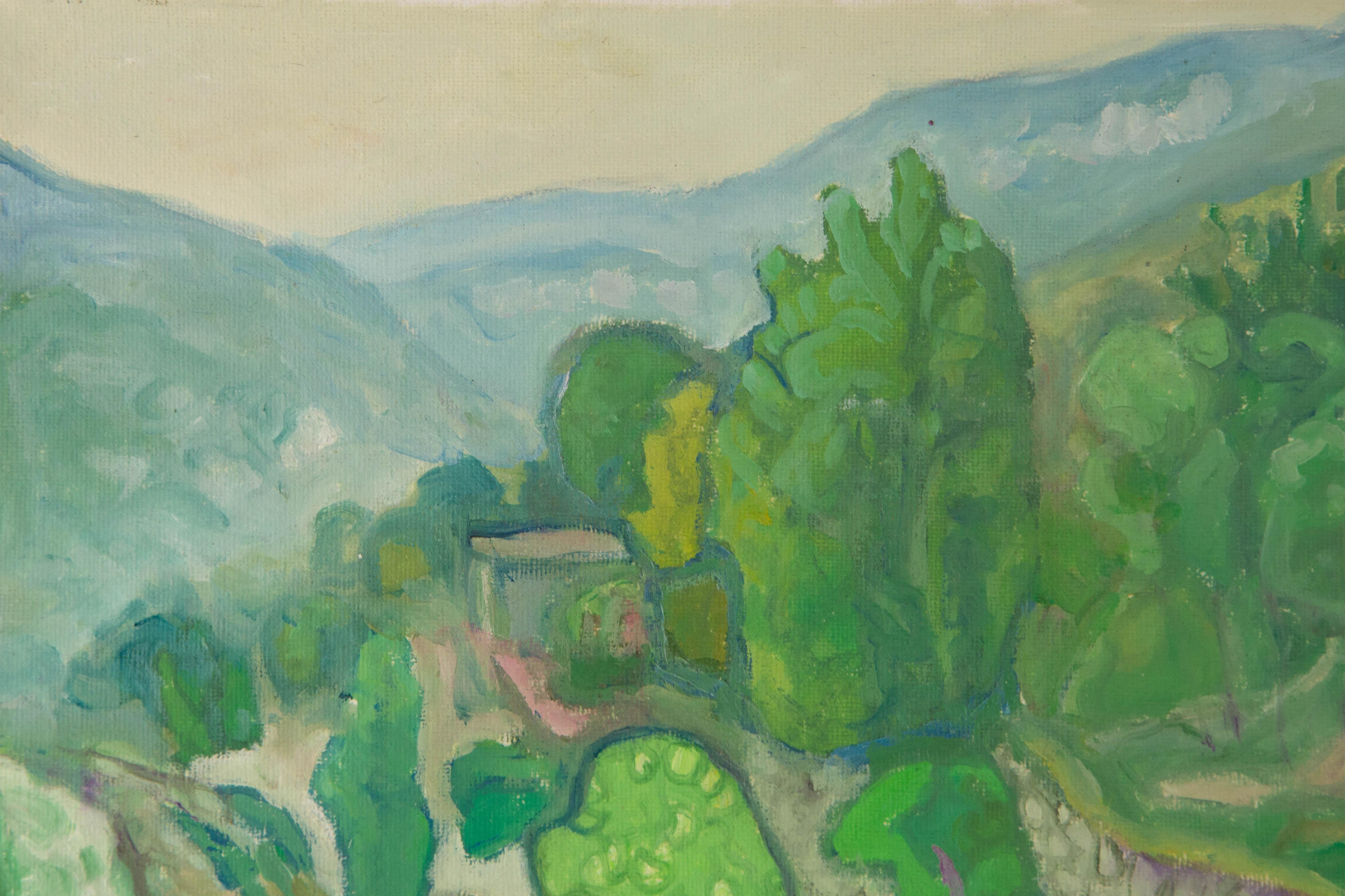 Zengxu Zhao Landschaft Original Öl auf Leinwand 