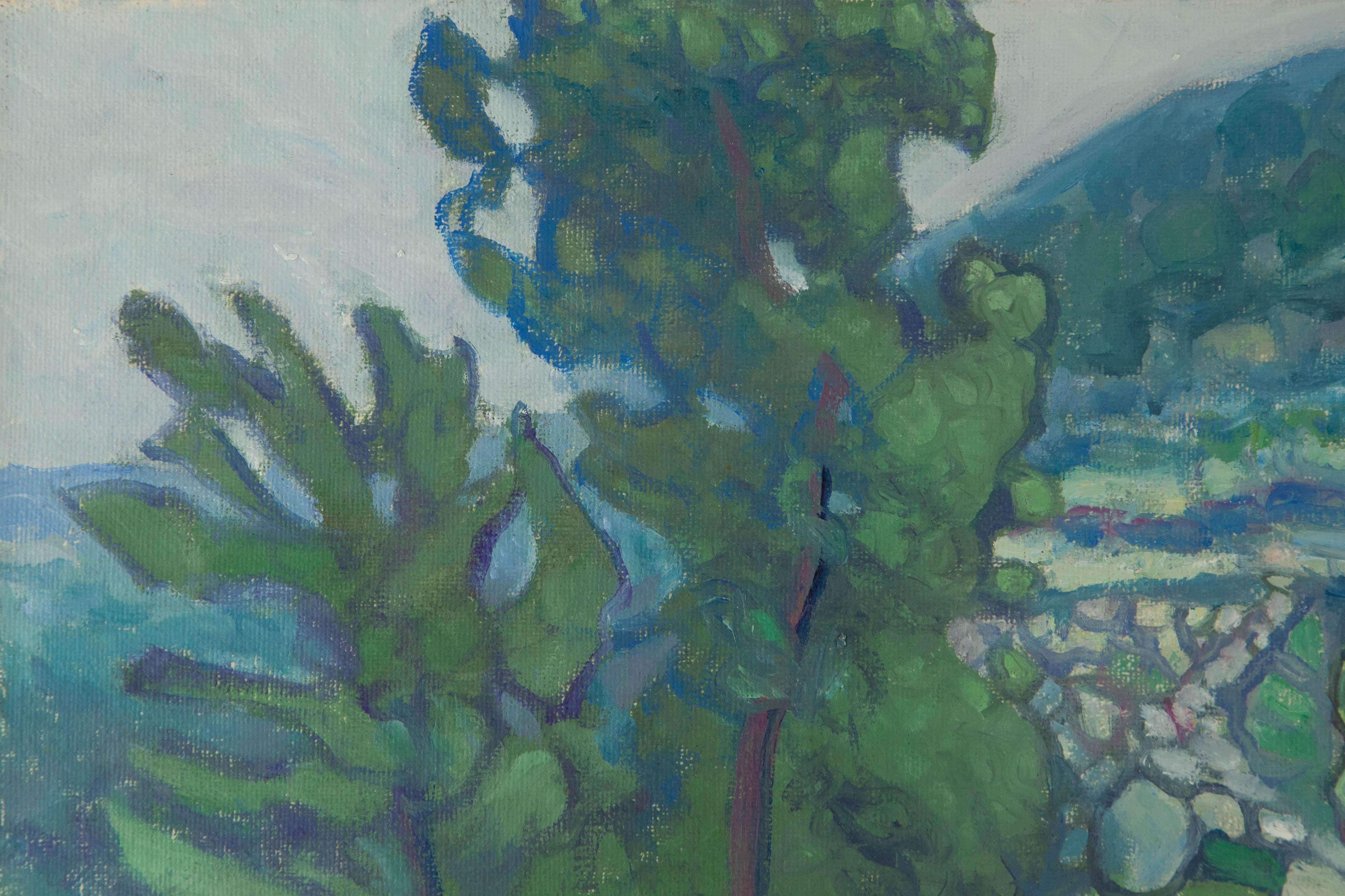 Zengxu Zhao Landscape Original Oil On Canvas 