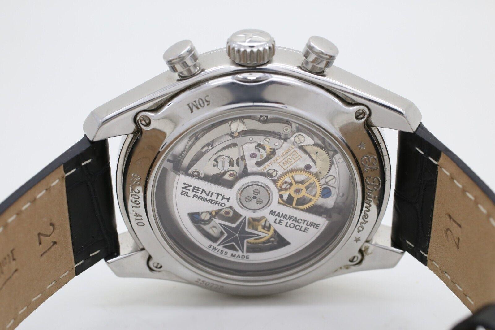 Zenith 03.2091.410 El Primero Moon Phase 42mm Watch 1