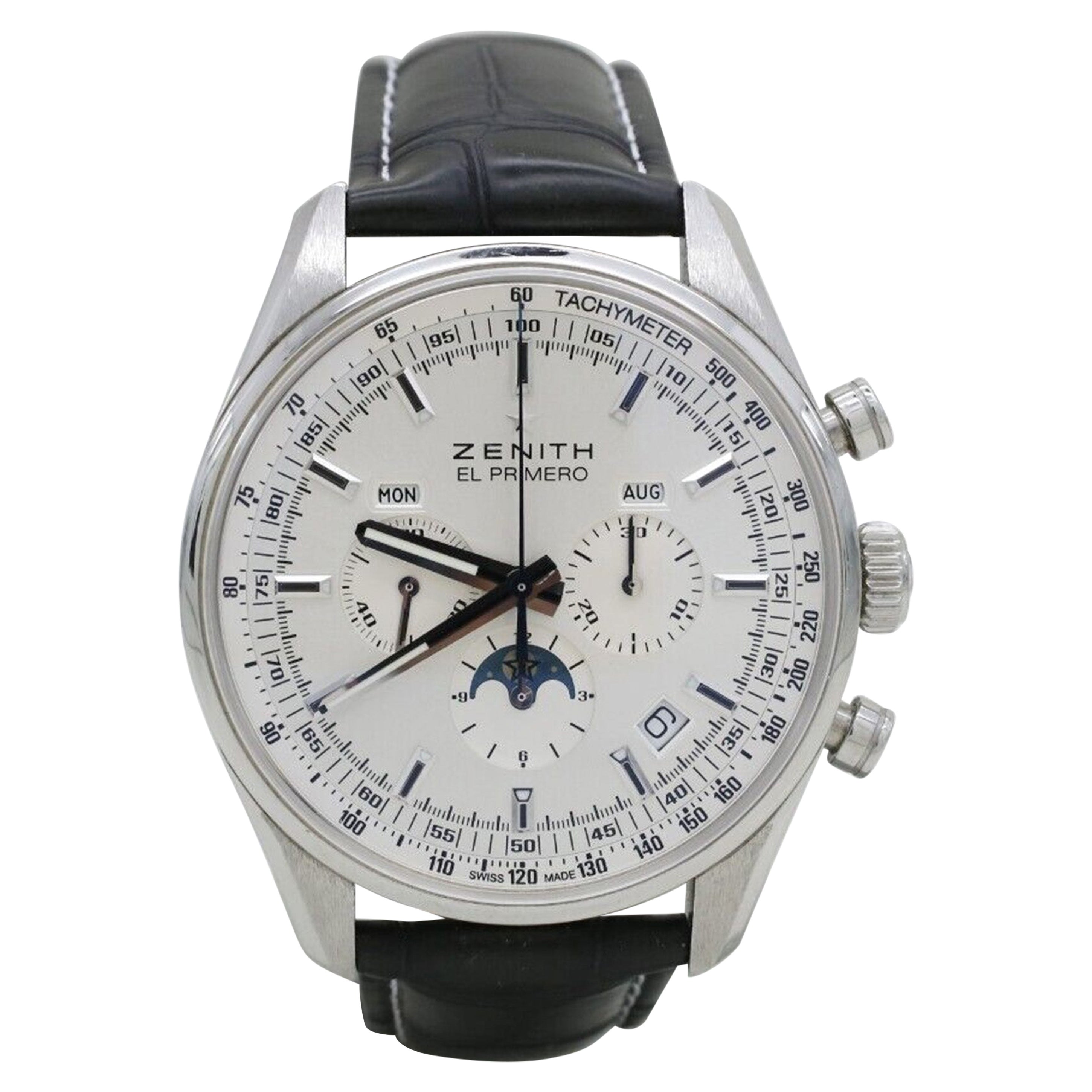 Zenith 03.2091.410 El Primero Moon Phase 42mm Uhr