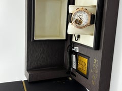 Zenith 18.0240.4021/01.C495 Chronomaster T Open 18K Rose Gold Leather Strap Box