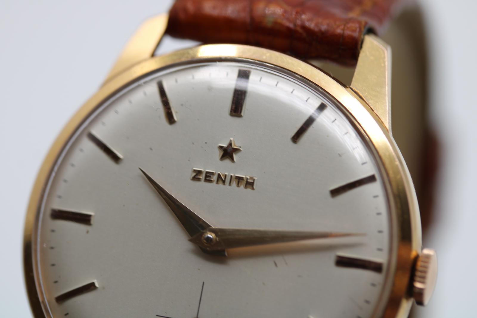 Zenith 18ct Rose Gold  Cal.40 For Sale 1